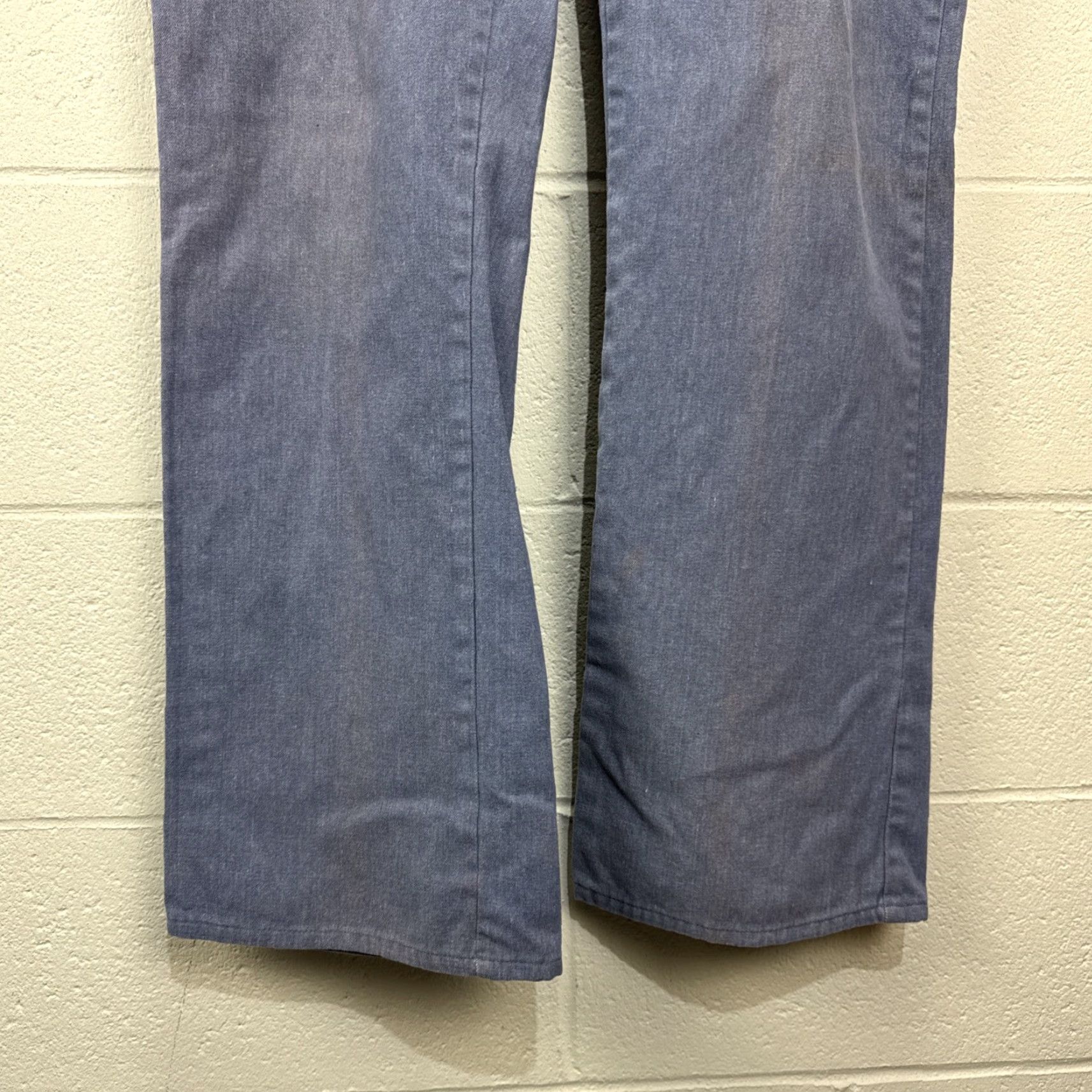 Denime VINTAGE Oak Leaf Scoville 70s Bootcut Jeans 38x34 Blue Mid Rise Mens Size US 38 / EU 54 - 7 Thumbnail