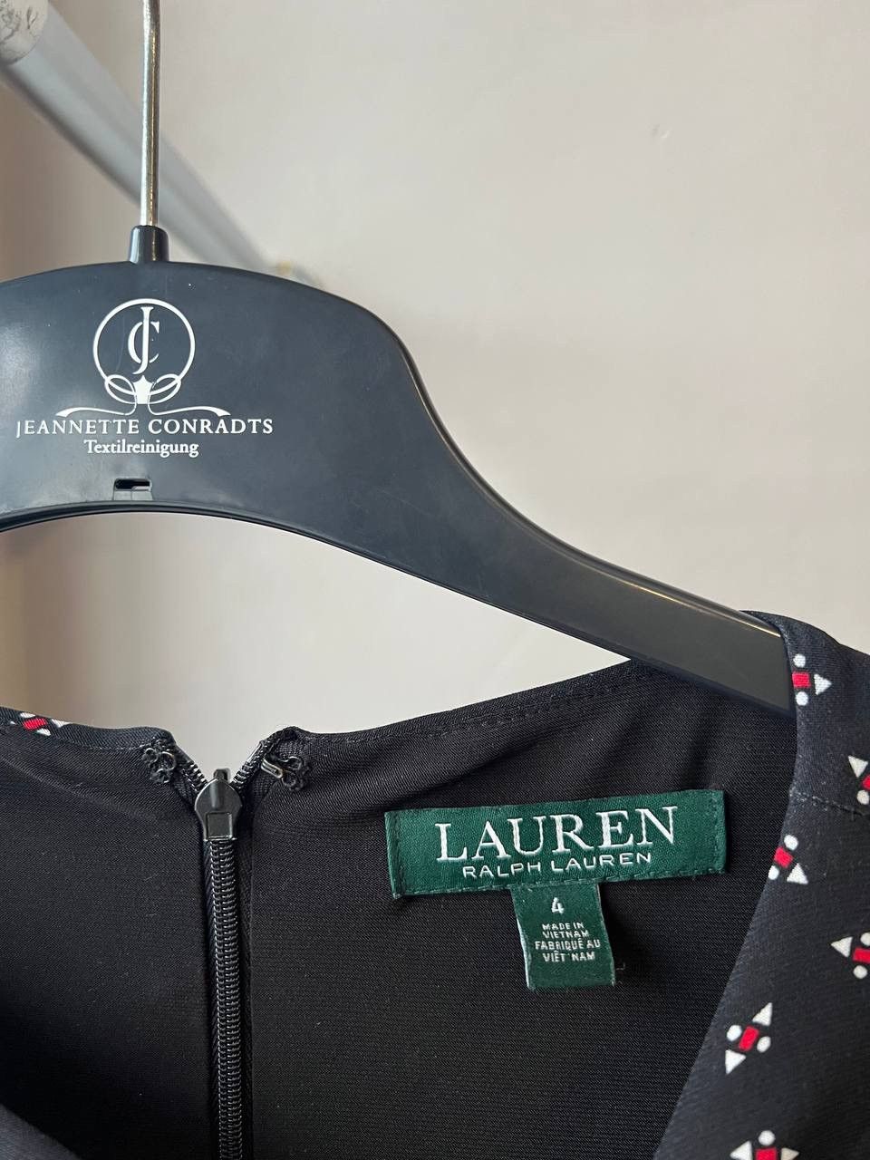 Lauren Ralph Lauren LAUREN RALPH LAUREN GREEN LABEL WOMEN BLACK POLKA DOT DRESS Size S / US 4 / IT 40 - 9 Thumbnail