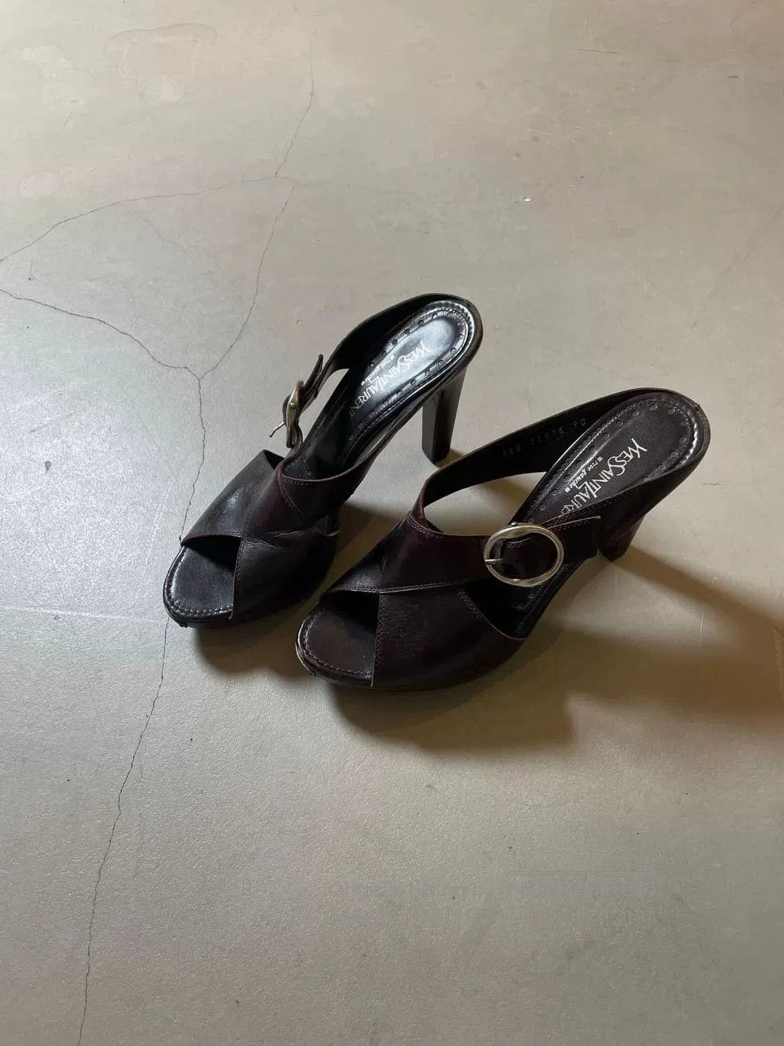 Yves Saint Laurent Saint Laurent Bauhaus High Heels. Size US 7 / IT 37 - 2 Thumbnail