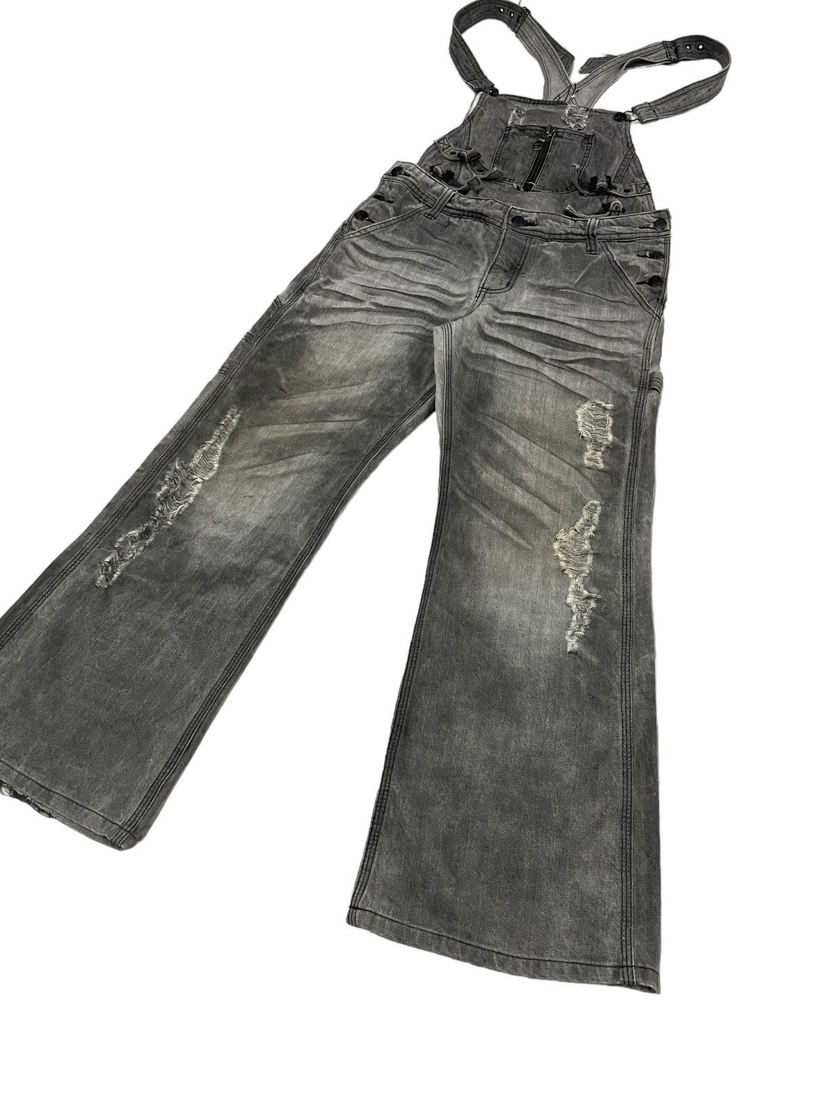 GOSTAR DE FUGA Fuga Japan Distressed Flare Overall Detachable Size US 32 / EU 48 - 1 Thumbnail