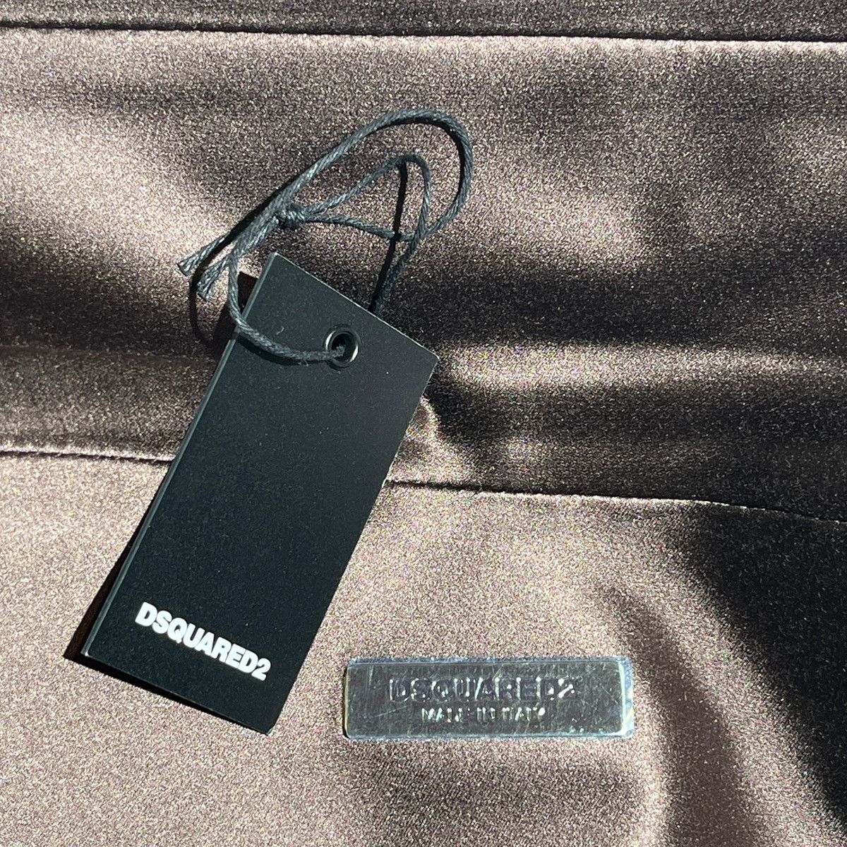 Dsquared2 Satin logo clutch Size ONE SIZE - 2 Thumbnail
