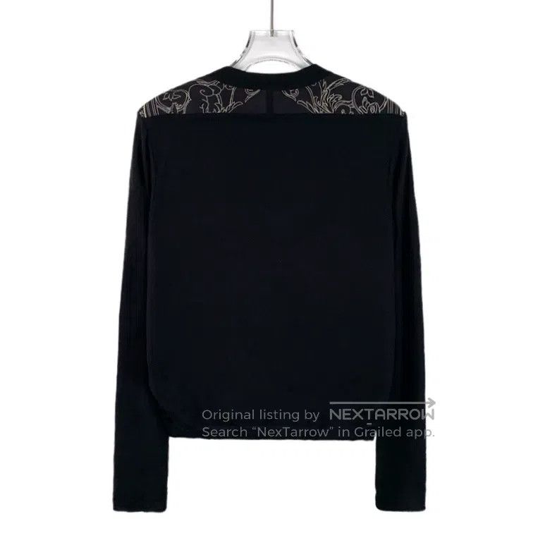 Hermes Hermes Black compass print pure silk single-breasted long- Size XXS / US 00 / IT 34 - 2 Thumbnail