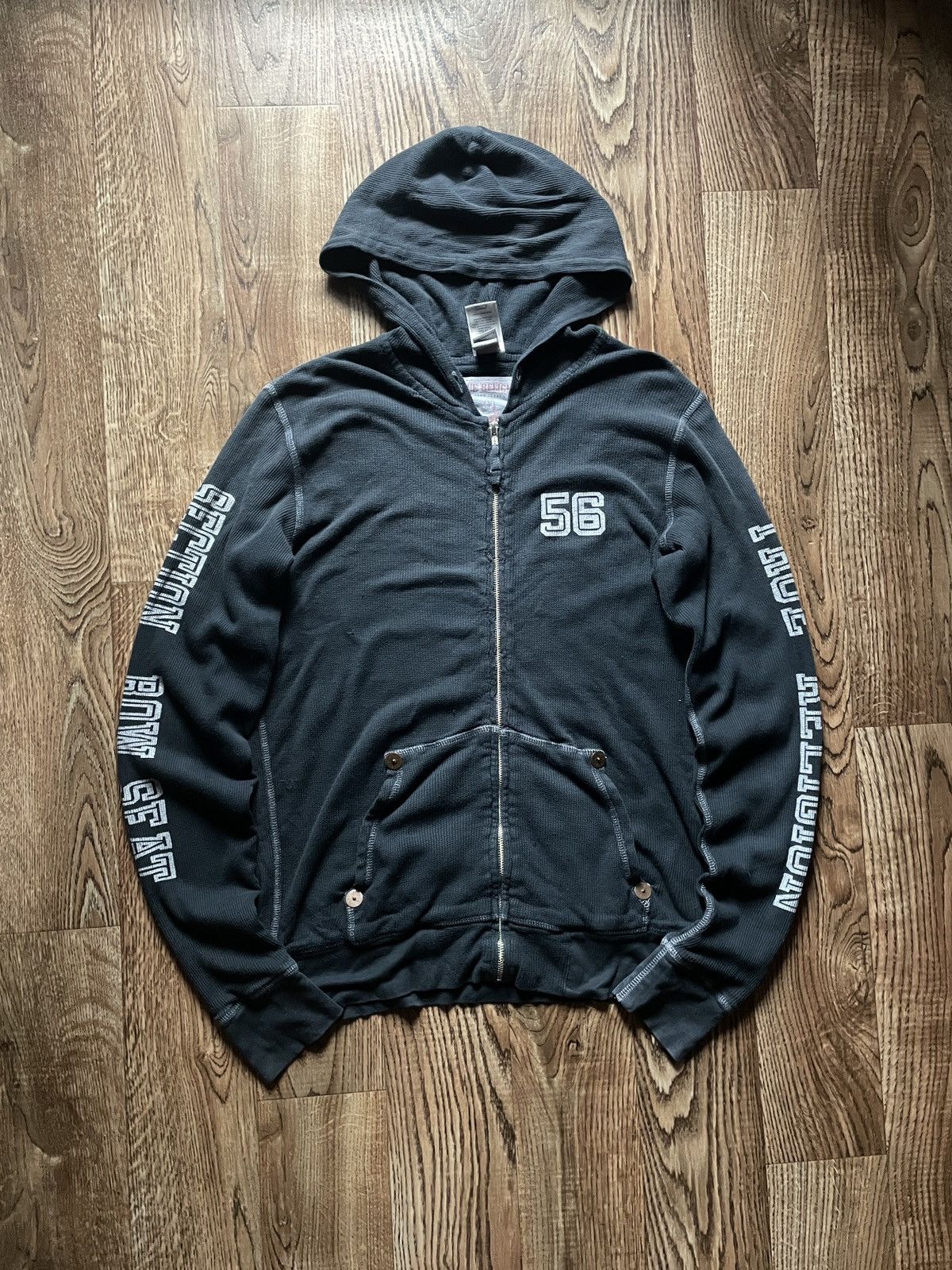 Japanese Brand Vintage Zip Hoodie True Religion 90’s Big logo Size US L / EU 52-54 / 3 - 1 Thumbnail