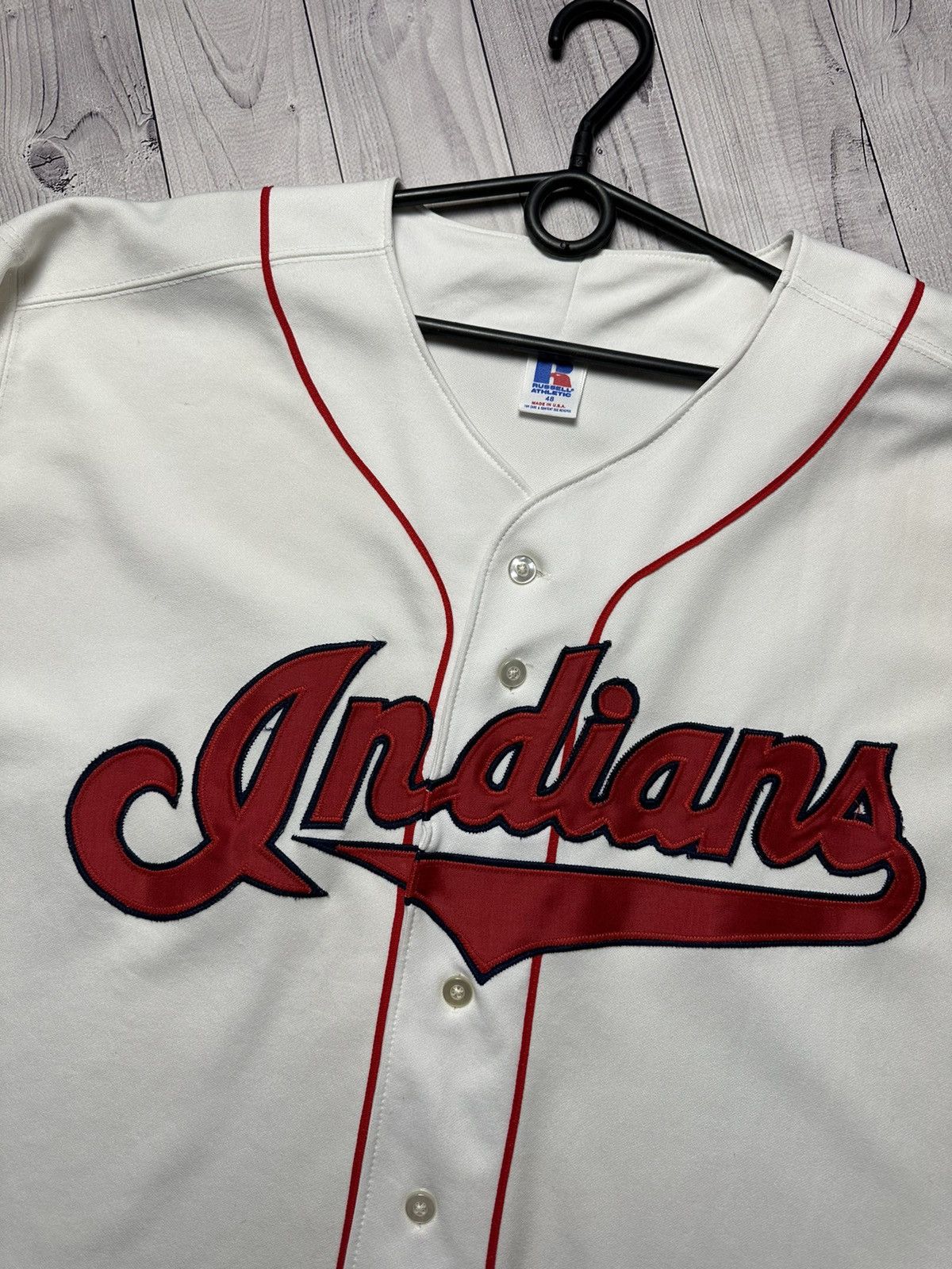 Russell Athletic Vintage Indians jersey size M Baseball Russell Athletic M Size US M / EU 48-50 / 2 - 5 Thumbnail