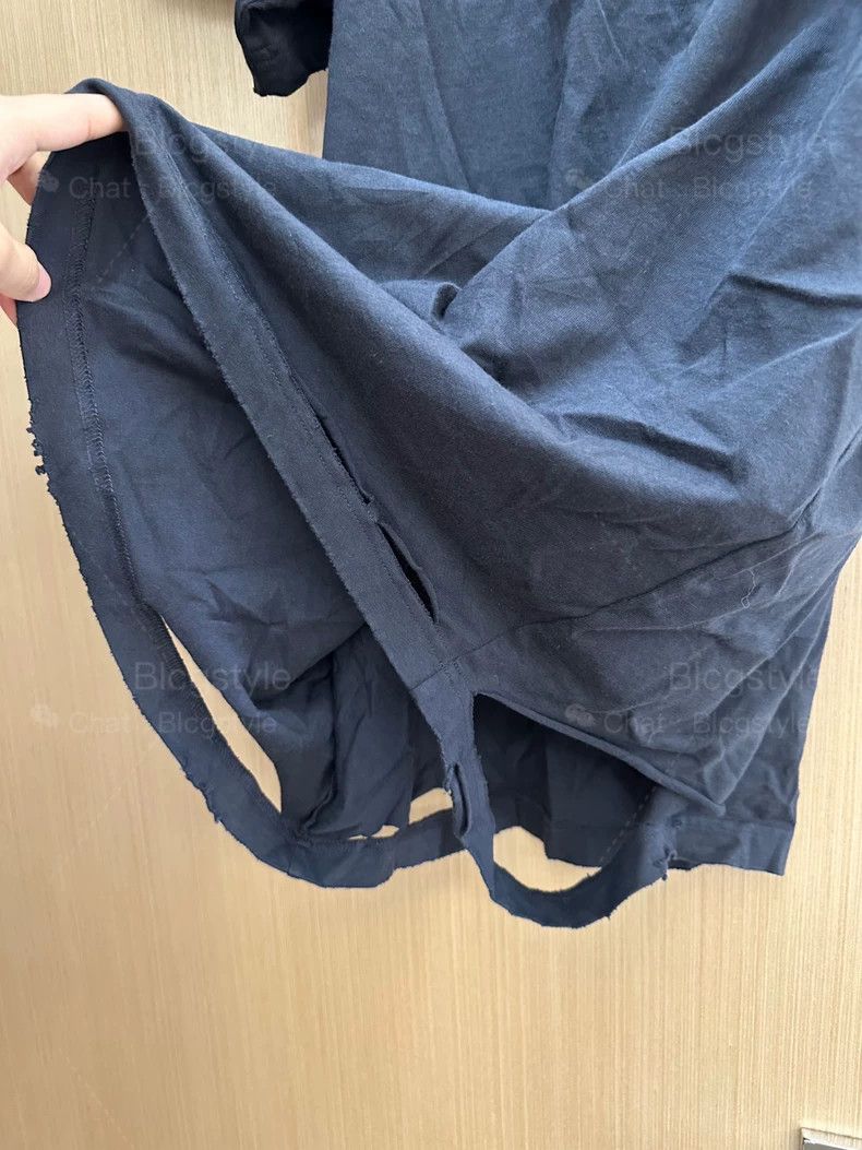 Balenciaga Balenciaga Earth Washed Vintage Ripped Distressed Short Sl Size US L / EU 52-54 / 3 - 3 Thumbnail
