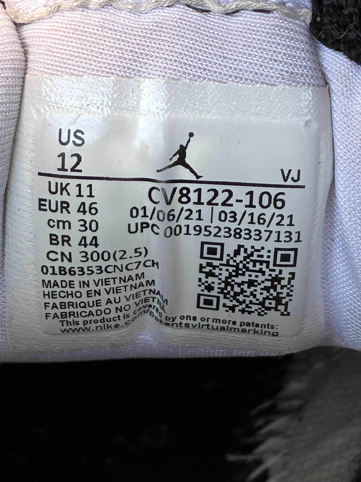 Nike Nike Air Jordan MA2 Light Smoke Grey University Size US 12 / EU 45 - 8 Thumbnail