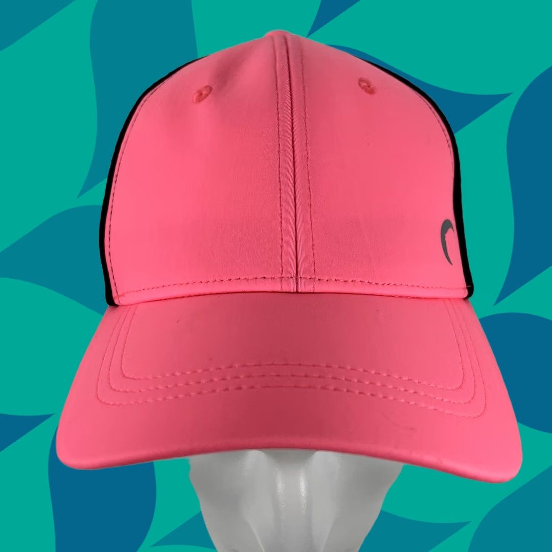 Pinko ZYIA Active Pink Black Breathable Baseball Cap Hat Strapback Adjustable OSFA Womens Cap Size ONE SIZE - 1 Thumbnail