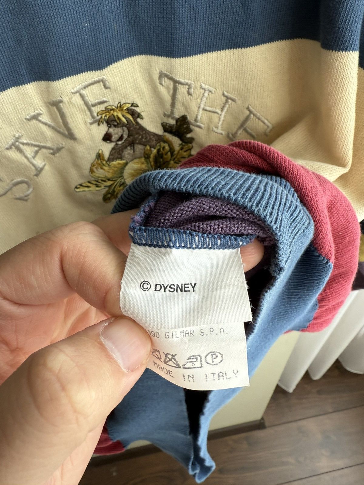 Iceberg Vintage ICEBERG Save The Amazon Baloo Bear Disney Sweater Size US XL / EU 56 / 4 - 9 Thumbnail