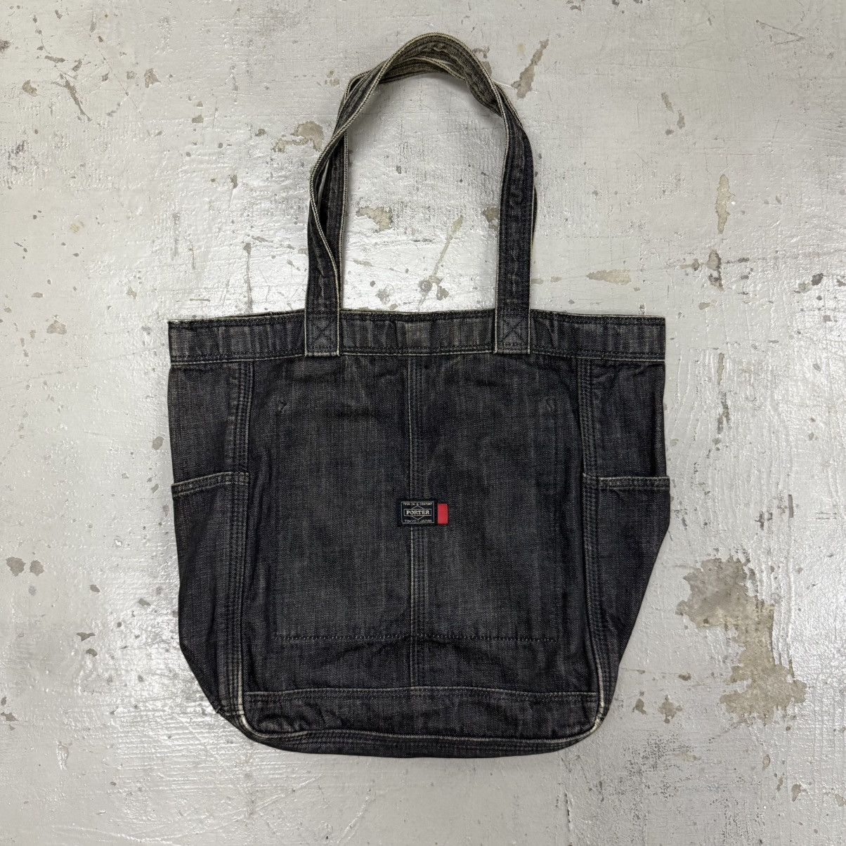 Porter Porter by Yoshida Made In Japan Raw Denim Tote Bag Size ONE SIZE - 1 Thumbnail