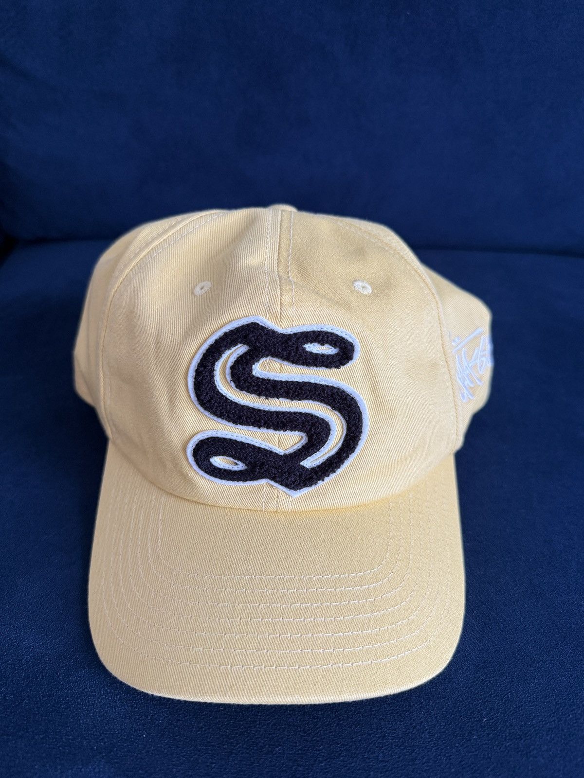 Stussy Yellow Stussy S hat Size ONE SIZE - 1 Thumbnail