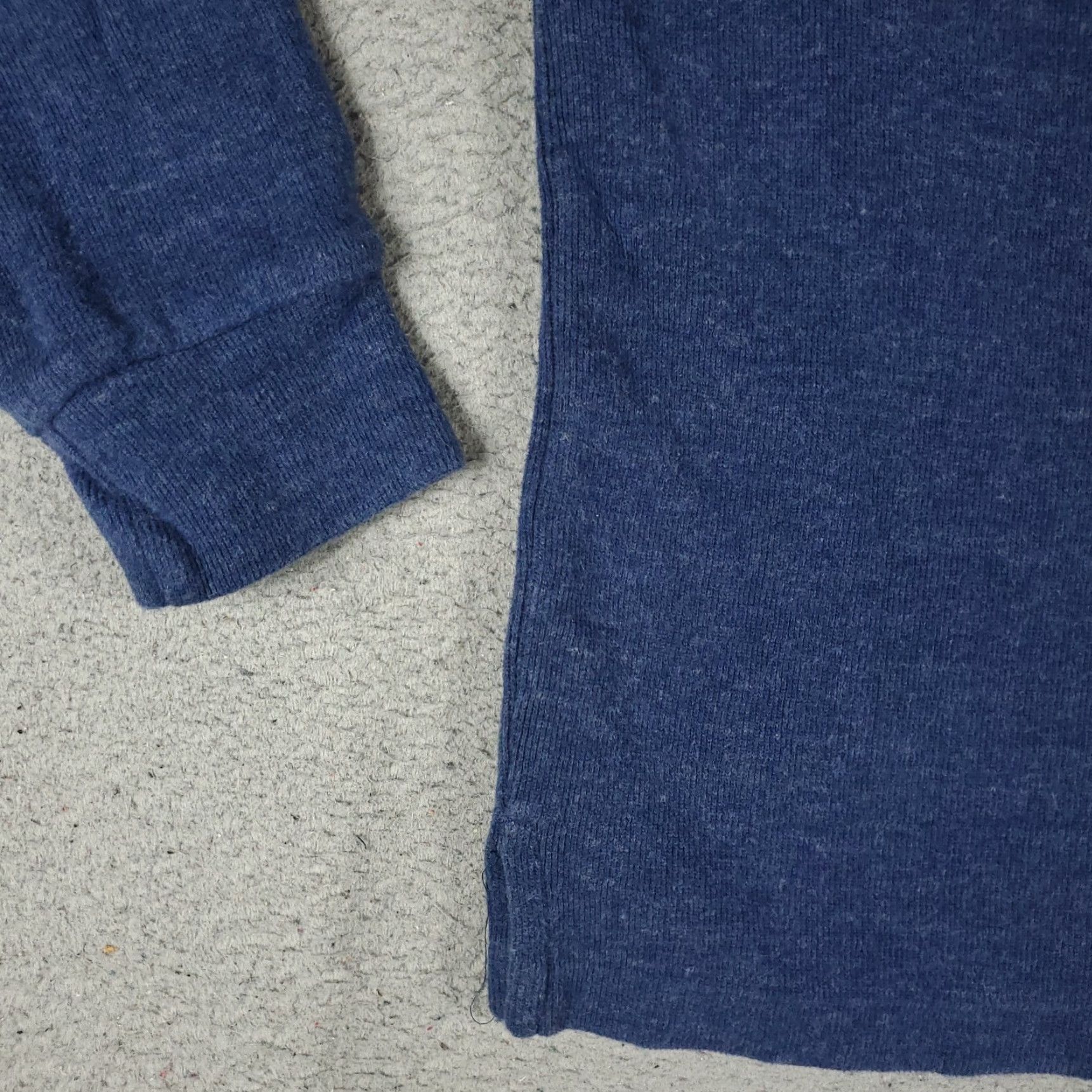 Ralph Lauren Ralph Lauren Sweater Mens Large Blue 1/4 Zip Pullover Knit Sweatshirt Size US L / EU 52-54 / 3 - 4 Thumbnail