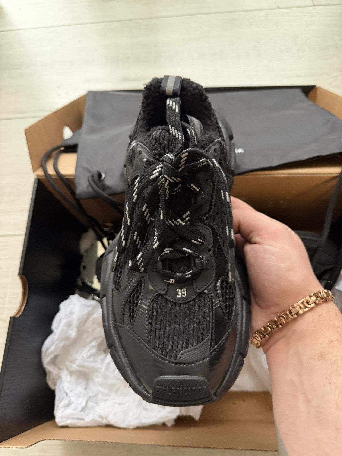 Balenciaga Balenciaga 3XL Ski Wesh black Size US 9 / IT 39 - 2 Thumbnail
