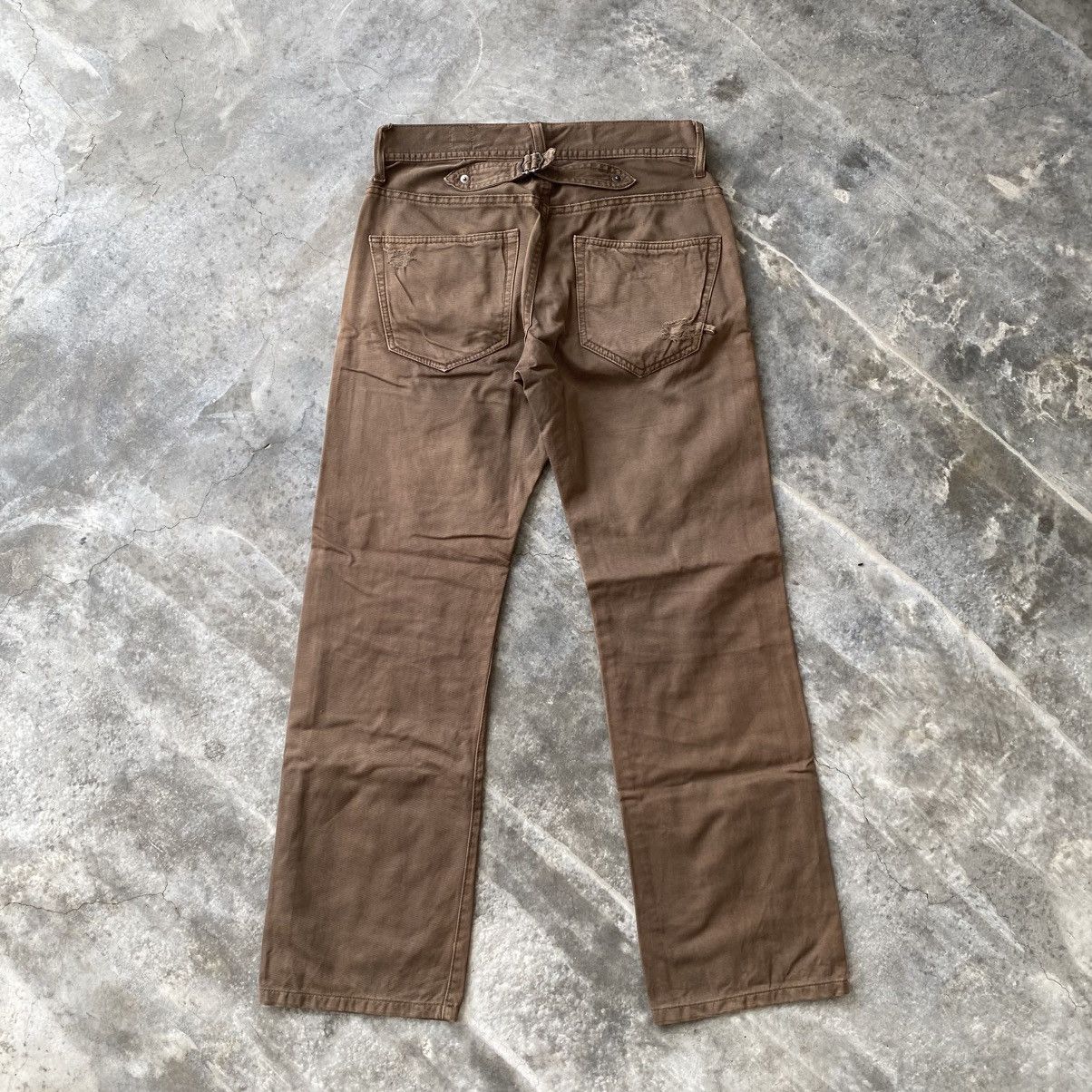 If Six Was Nine × Japanese Brand × semanticdesign Semantic Design Distressed Patchwork Trousers Pants Size US 29 - 4 Thumbnail