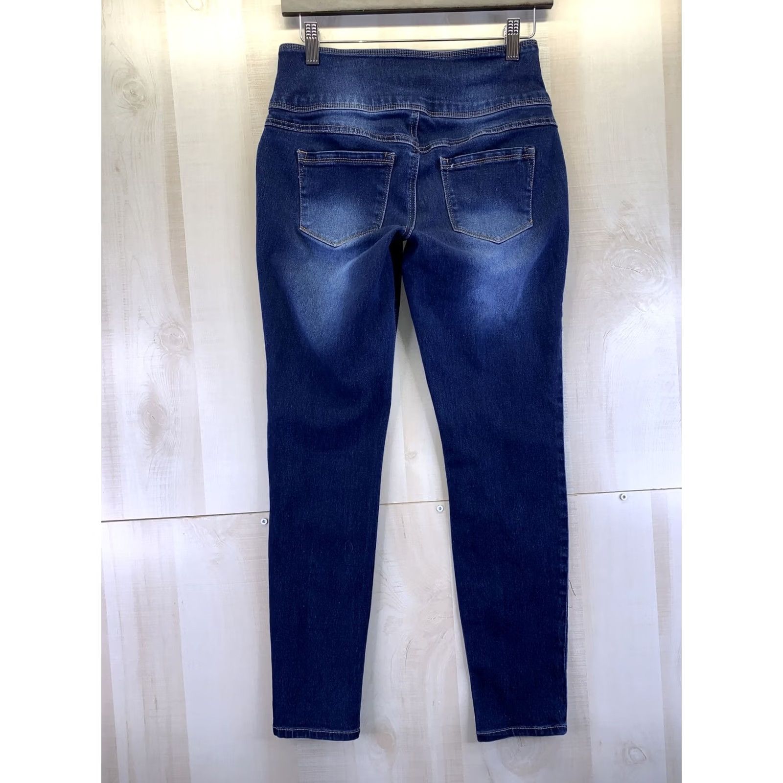Vintage Ava & Alex High Rise Dark Wash Stretch Skinny Jeans Women’s SZ 8-4925 Size 30" / US 8 / IT 44 - 6 Thumbnail