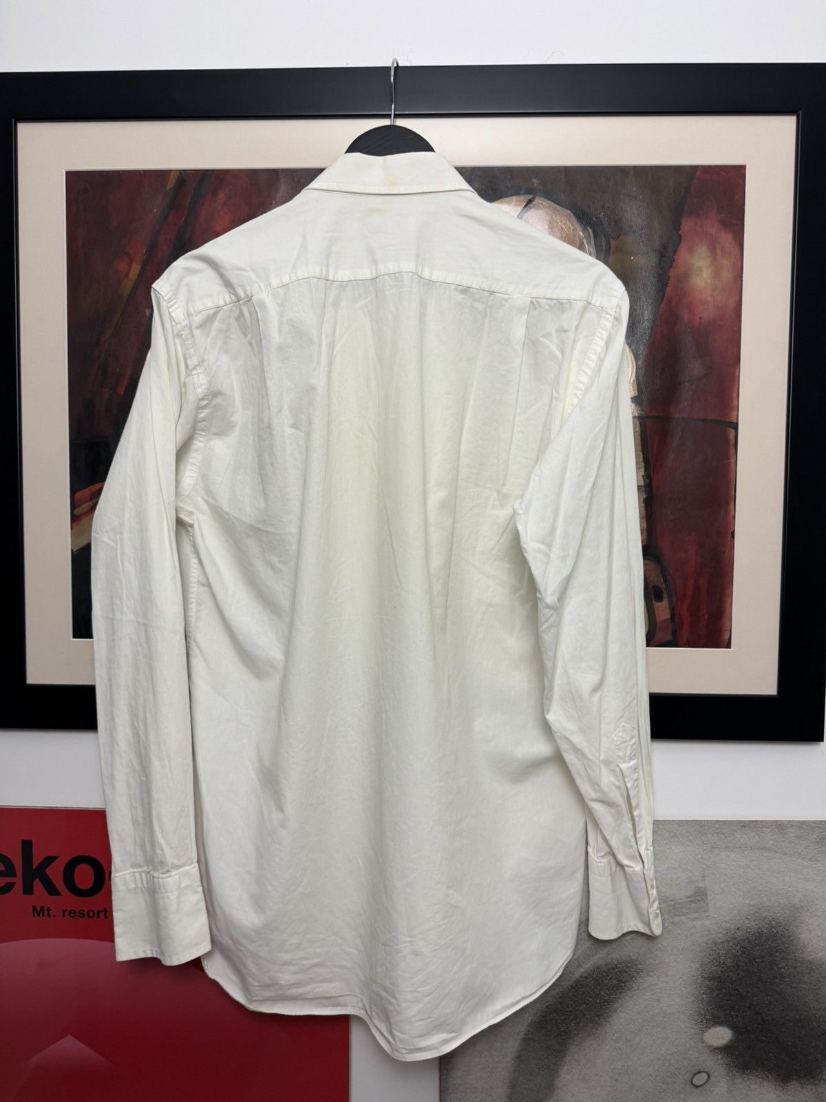 Burberry Burberry Button Up Casual Shirt White Nova Check Rare Luxury Size US L / EU 52-54 / 3 - 2 Thumbnail