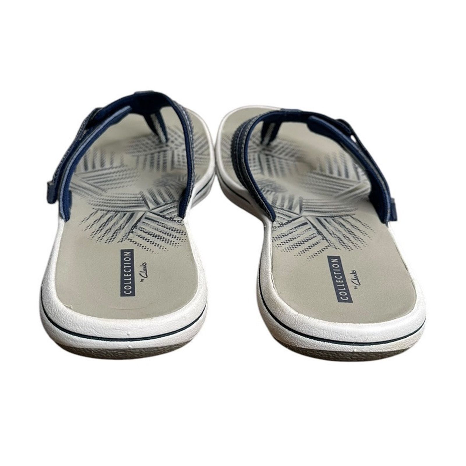 Clarks Clarks Brinkley Jazz Thong Flip Flop Sandals Size 9 Blue Size US 9 / IT 39 - 7 Thumbnail