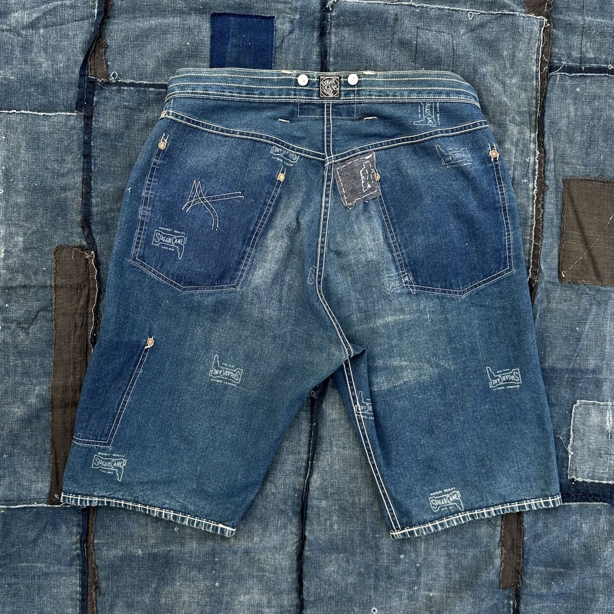 Sugar Cane SugarCane Stifel Wabash short jort Tuffwear capris denim Size US 34 / EU 50 - 3 Thumbnail