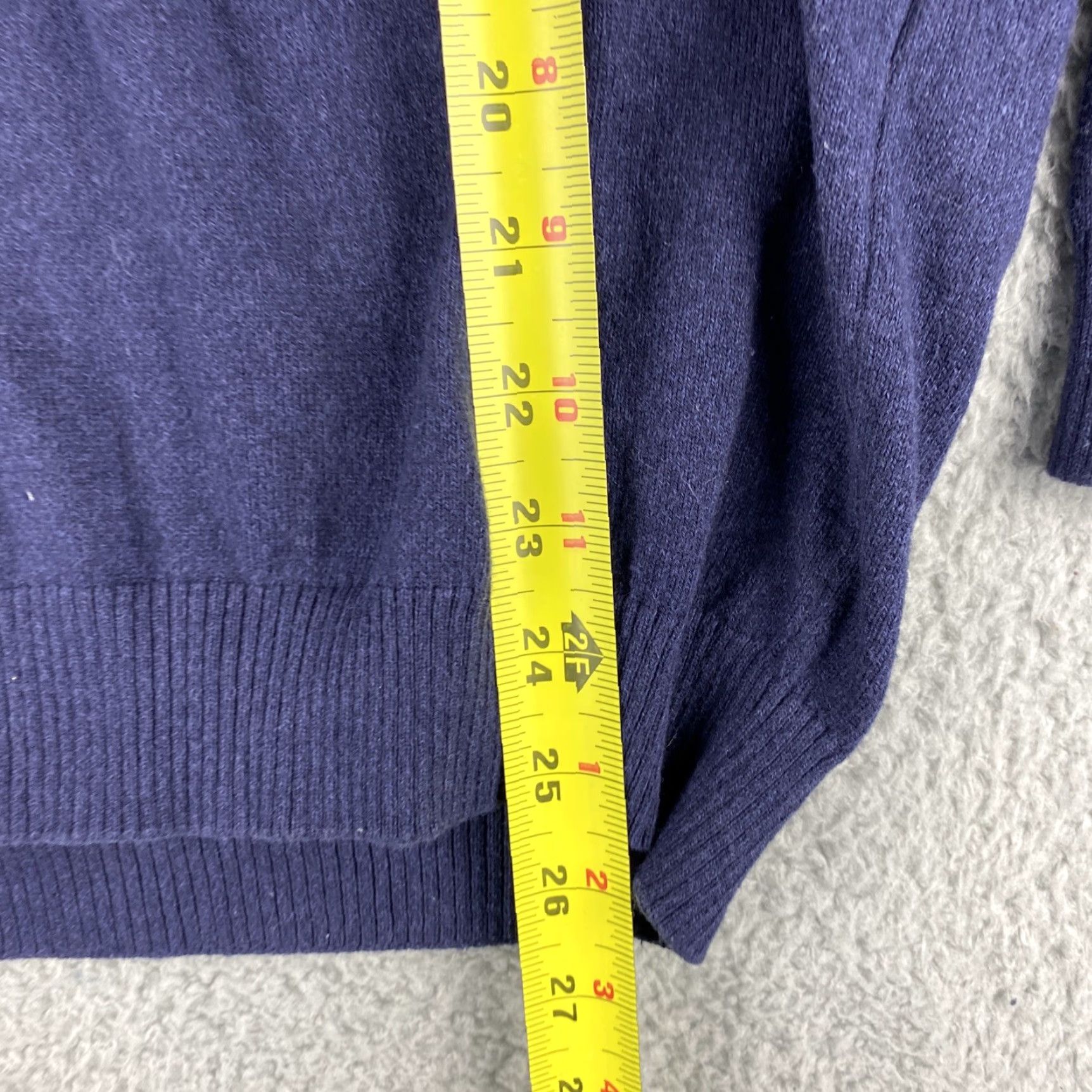 Vintage VINTAGE US Polo Assn. Sweater Long Sleeve Crew Neck Cable-Knit 100% Cotton Blue Size S Men Pullover 1/4 Zip Logo Golf Size US S / EU 44-46 / 1 - 6 Thumbnail
