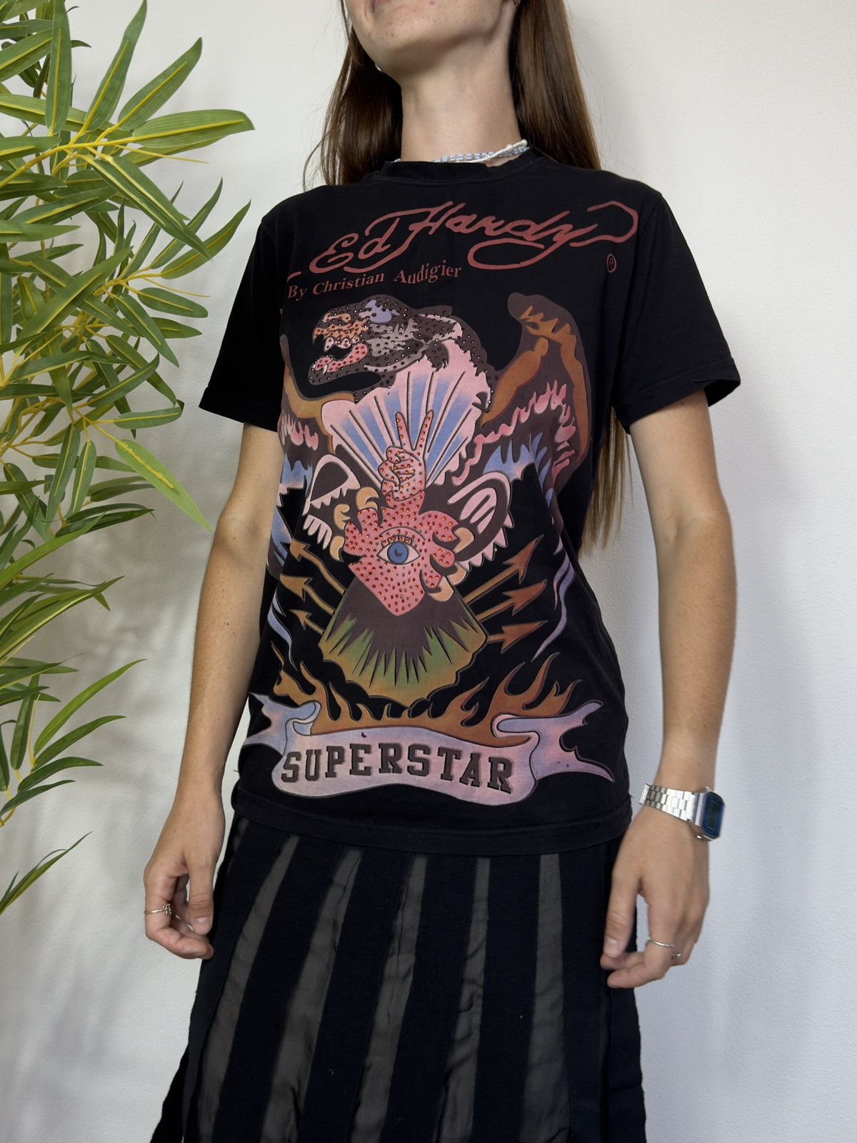 Ed Hardy VINTAGE ED HARDY 2000s TEE SHIRT Size US M / EU 48-50 / 2 - 3 Thumbnail