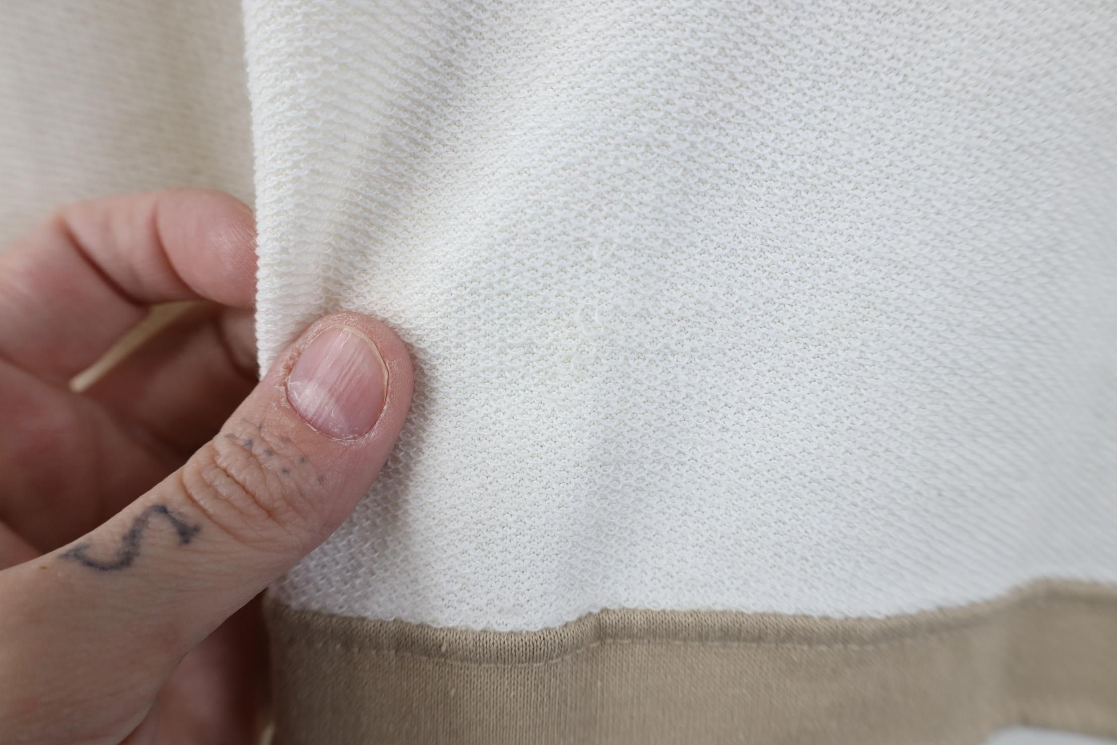 Vintage Deadstock Vintage 90s Streetwear Block Knit Long Sleeve Polo Size US L / EU 52-54 / 3 - 5 Thumbnail