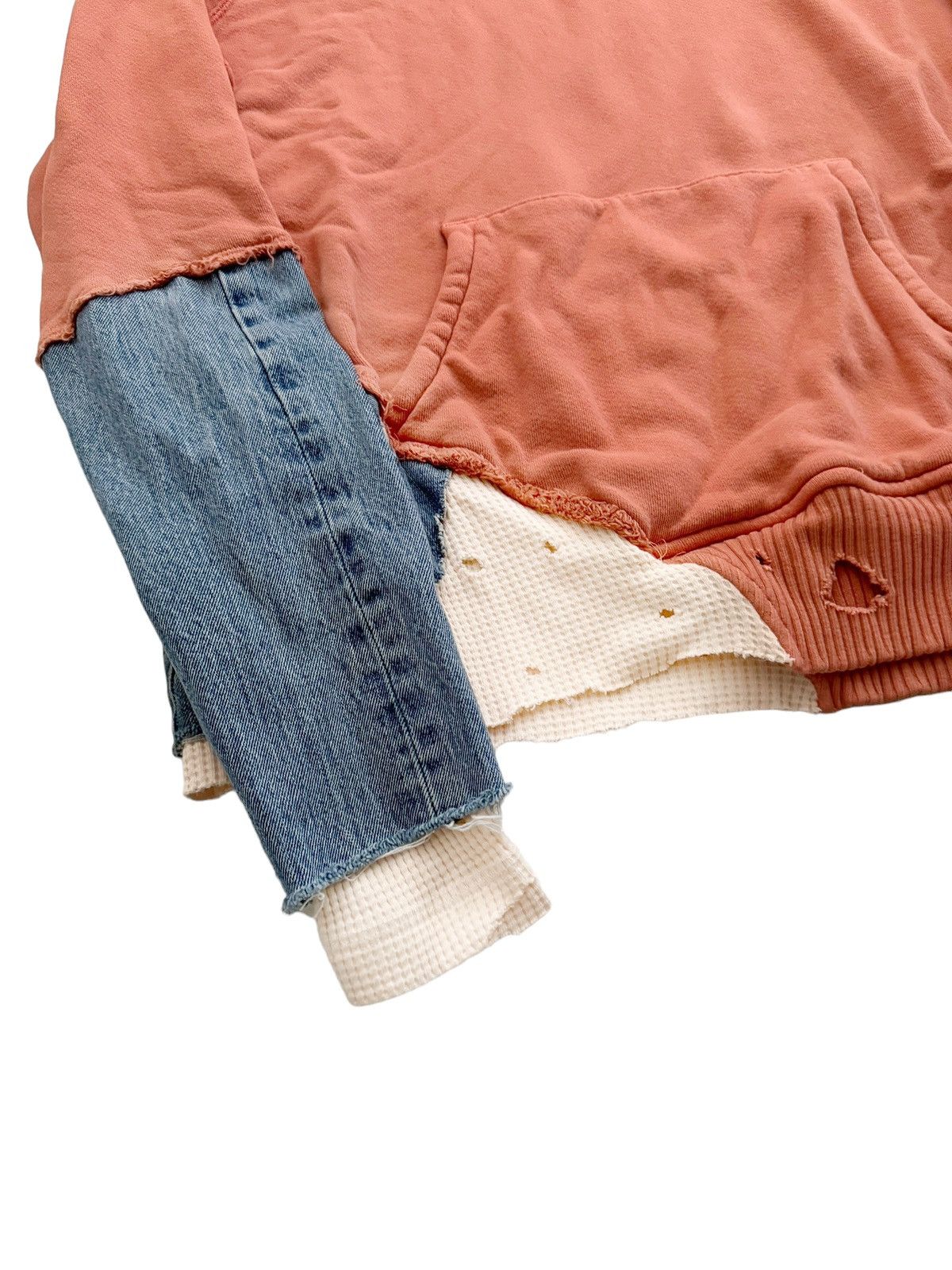 Greg Lauren Sz2 Coral Fragment Hybrid Hoodie Size US M / EU 48-50 / 2 - 4 Thumbnail
