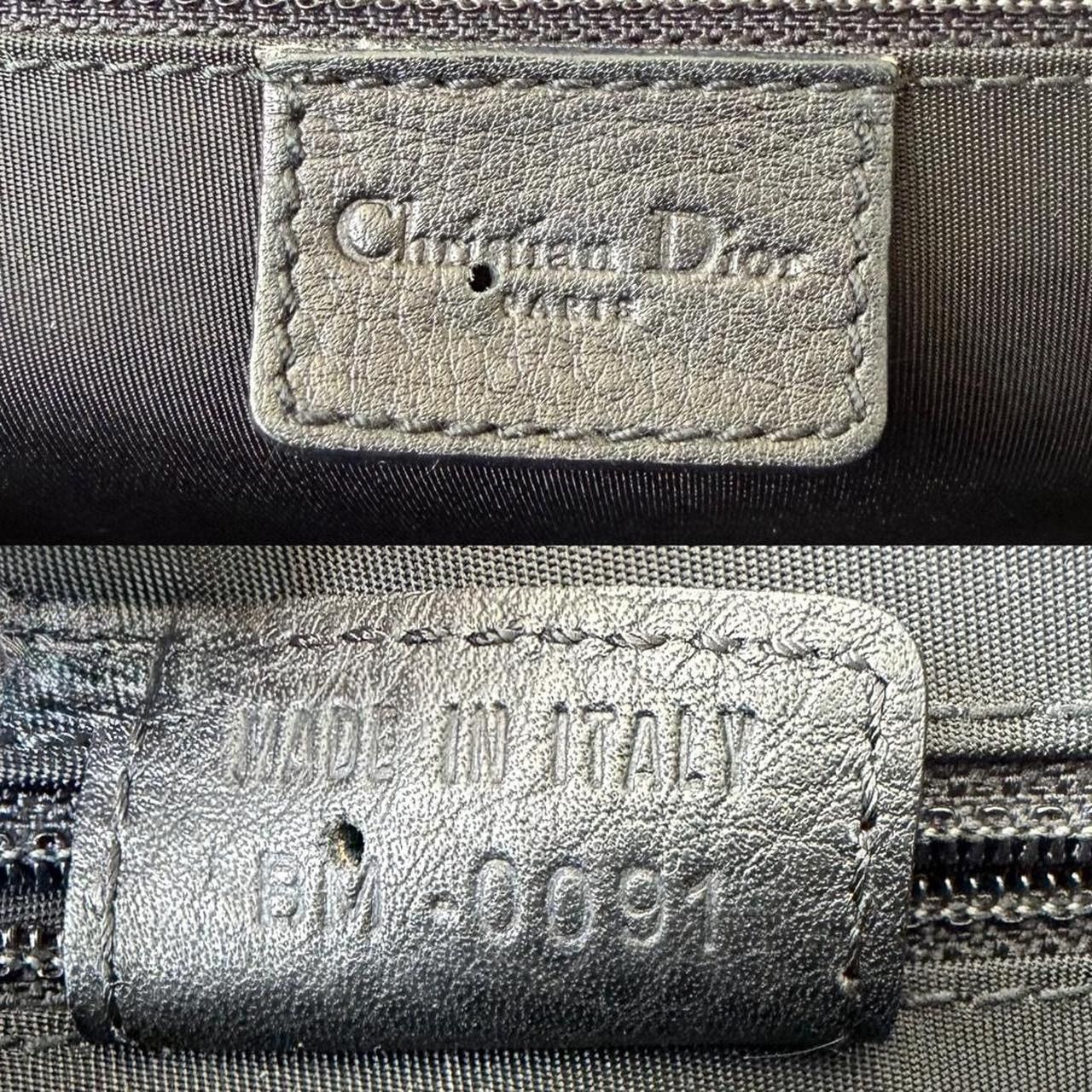 Dior Christian Dior Cadillac Handbag Black Leather Bag Size ONE SIZE - 8 Thumbnail