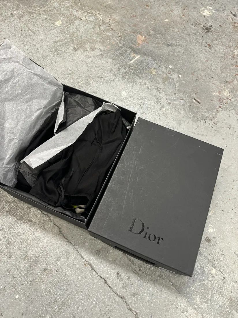 Dior × Vintage Christian Dior Yellow & Black Derby Leather Shoes by Kim Jones Size US 7.5 / EU 40-41 - 12 Thumbnail