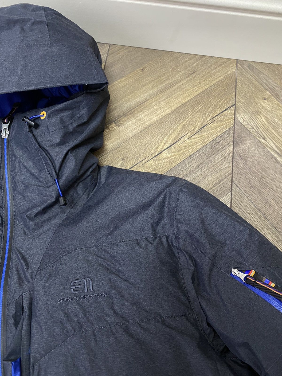 Designer × Vintage Vintage Elevenate Montana Jacket Navy Size US L / EU 52-54 / 3 - 7 Thumbnail