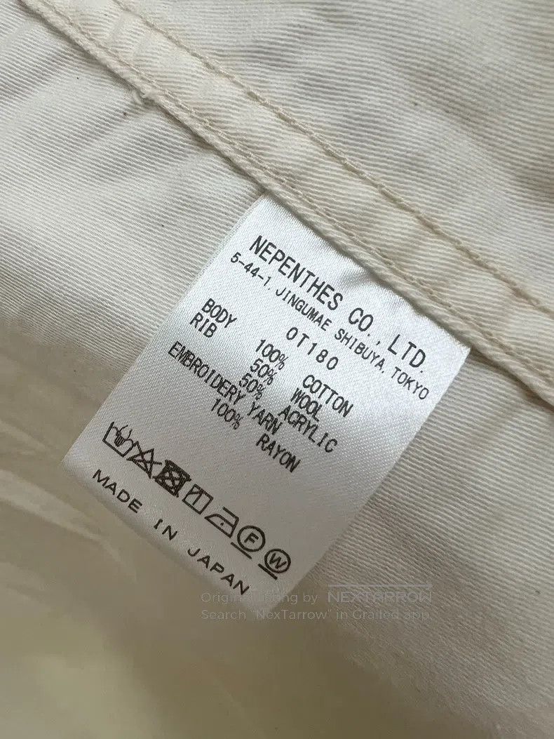 Needles Needles Nissan Embroidered Cotton Crew Neck Shirt Size US S / EU 44-46 / 1 - 8 Thumbnail
