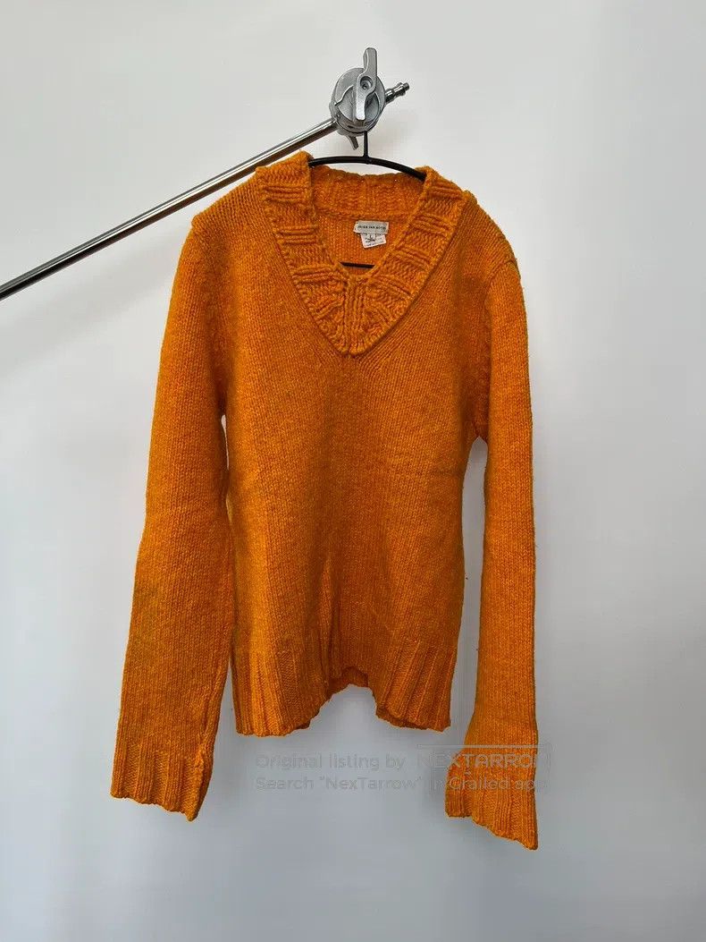 DRIES VAN NOTEN Chunky Knit Orange Sweater
