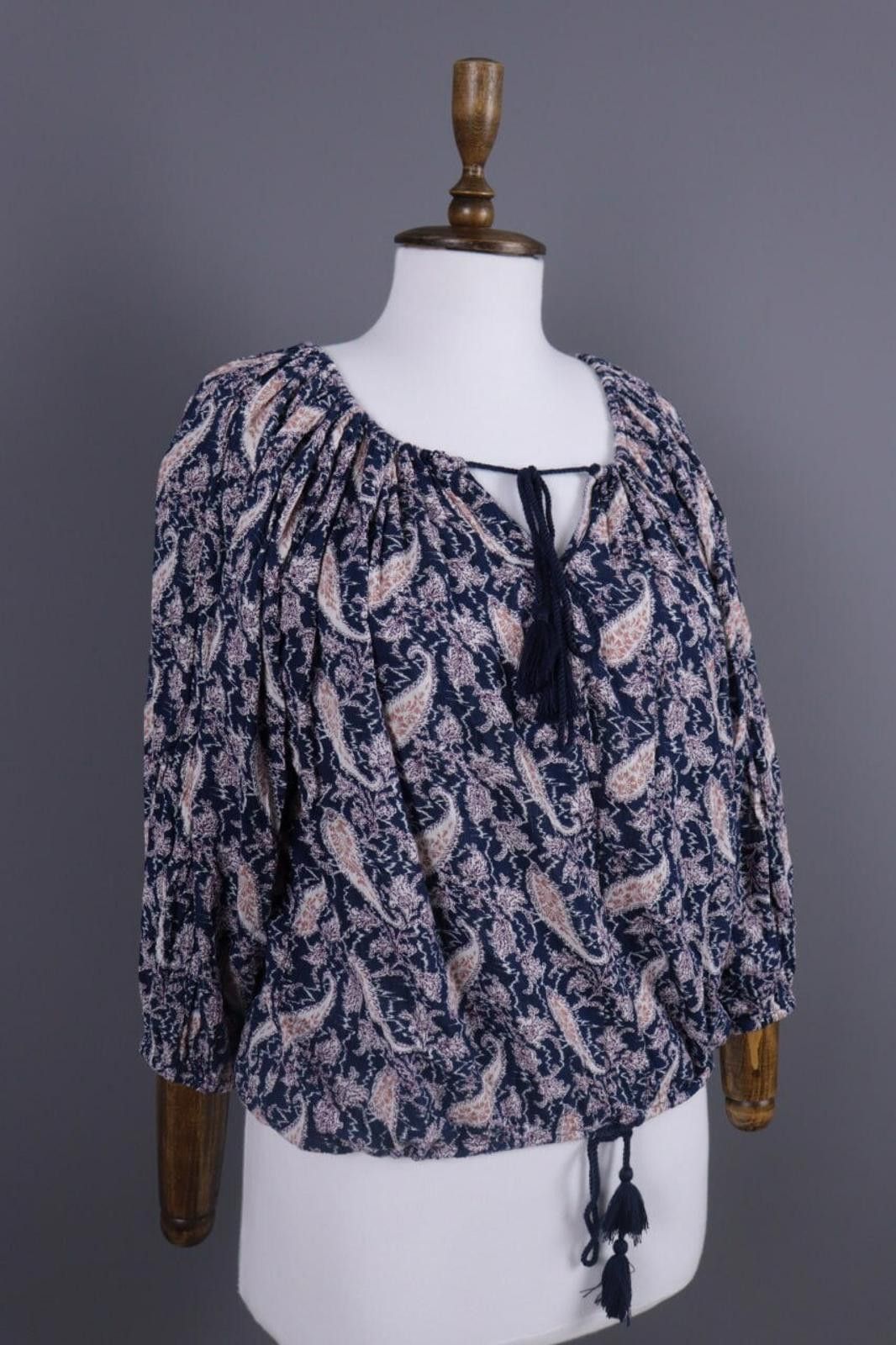 Denim & Supply Ralph Lauren Denim & Supply Ralph Lauren RL Boho Floral Top Blouse Sz S Size S / US 4 / IT 40 - 6 Thumbnail