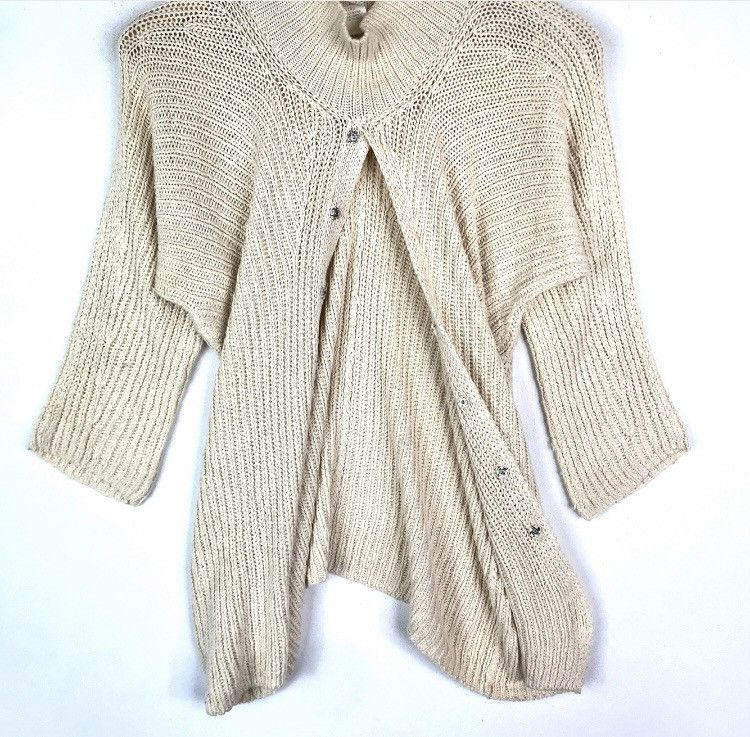 Yohji Yamamoto Yohji Yamamoto Yohji Sign Plain Fringe Knitwear Japan Size M / US 6-8 / IT 42-44 - 4 Thumbnail