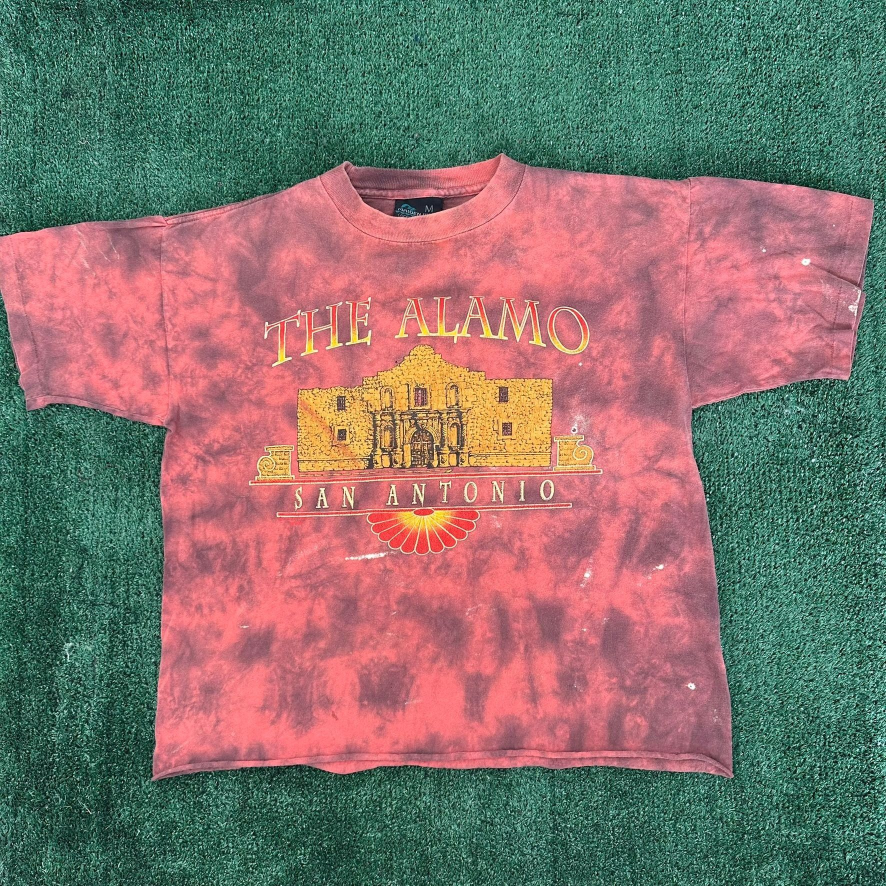 Vintage Vintage 90s The Alamo T-Shirt San Antonio Western Cowboy Tee Size US M / EU 48-50 / 2 - 1 Thumbnail
