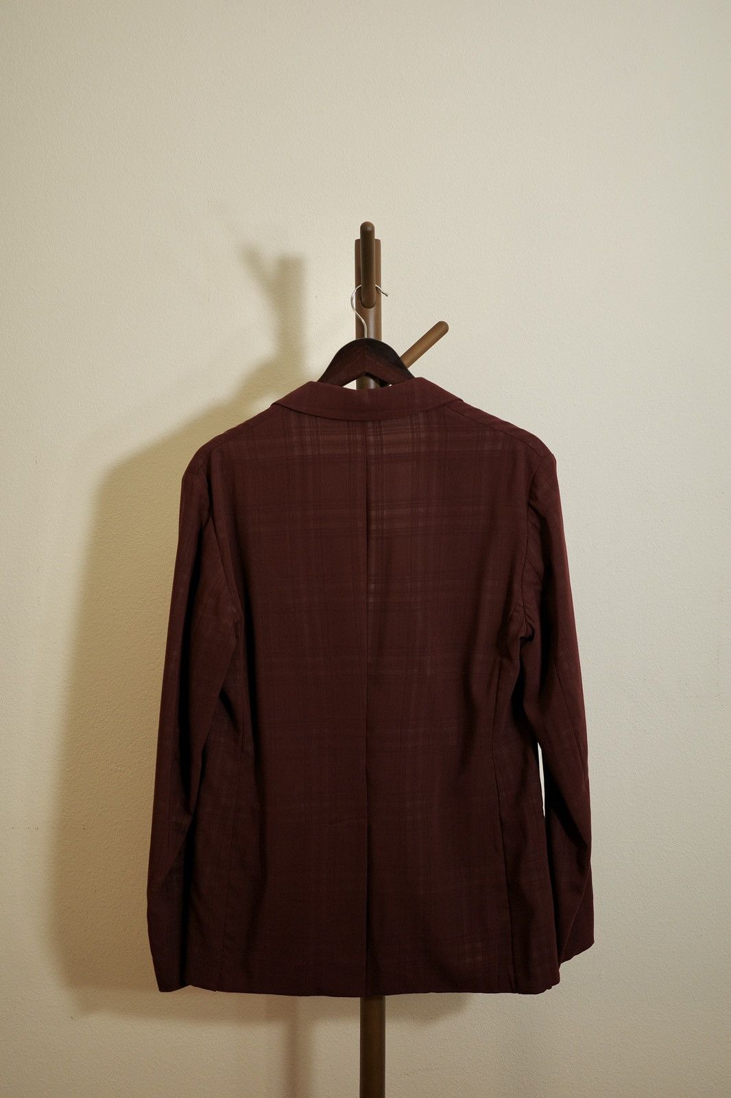 Maison Margiela Maison Margiela red wool and linen blazer Size 48R - 3 Thumbnail