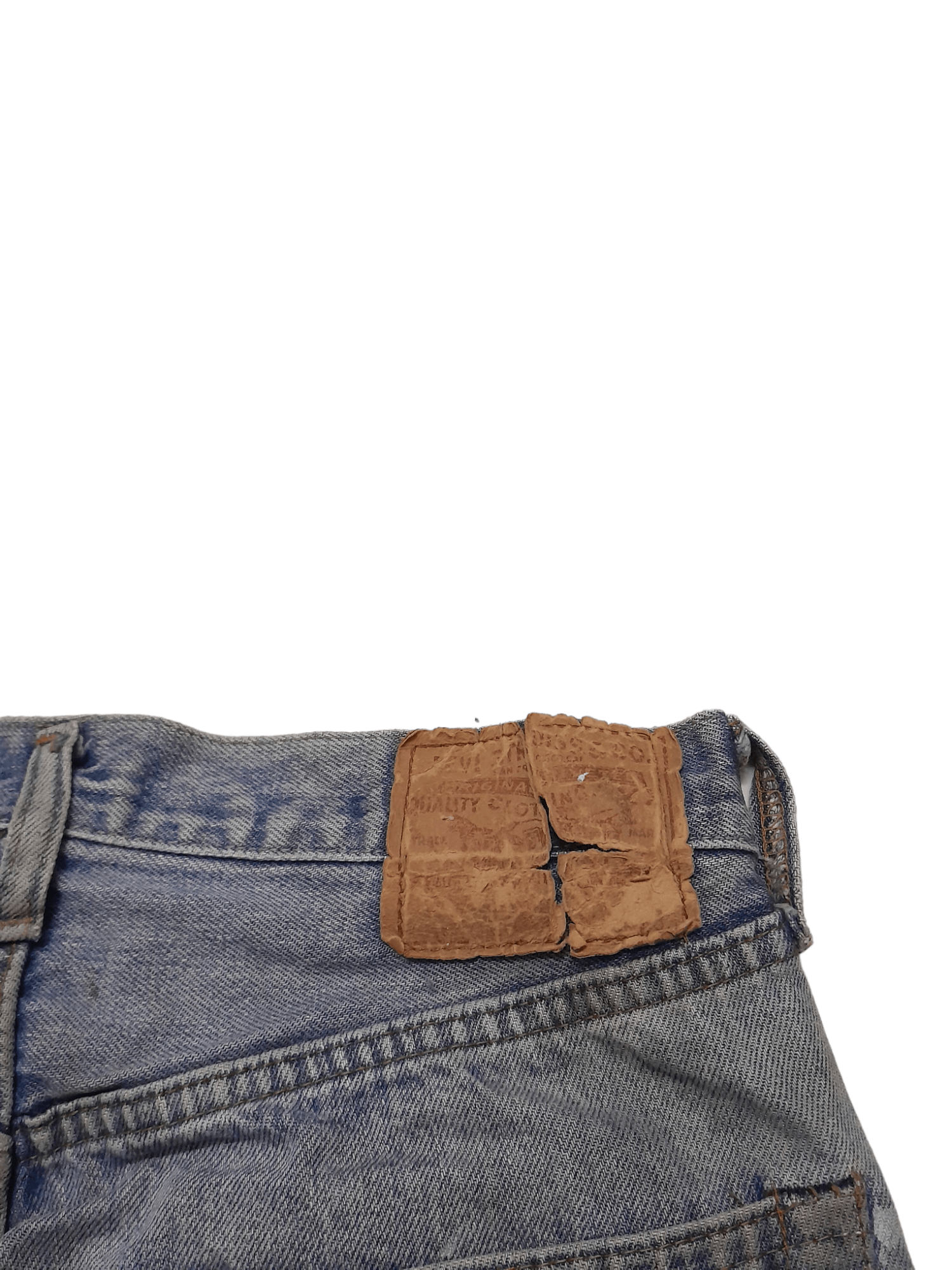 Levi's 80s Levis 501 Selvedge USA Stamped #6 Denim (J6) waist 28 Size US 28 / EU 44 - 9 Thumbnail