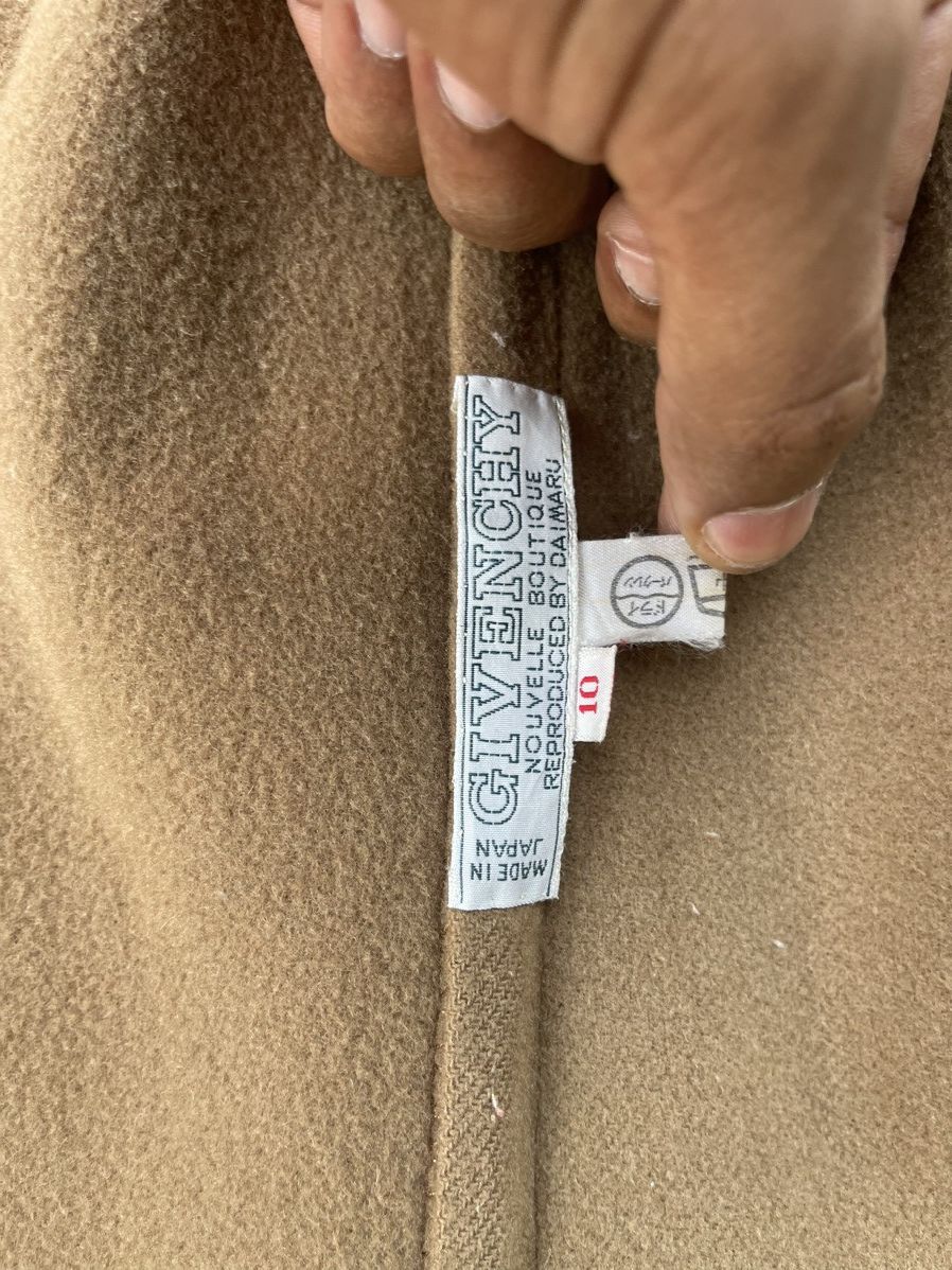 Designer × Givenchy Givenchy Nouvelle Boutique Wool Long Coat–Rare Vintage Japan Size S / US 4 / IT 40 - 3 Thumbnail