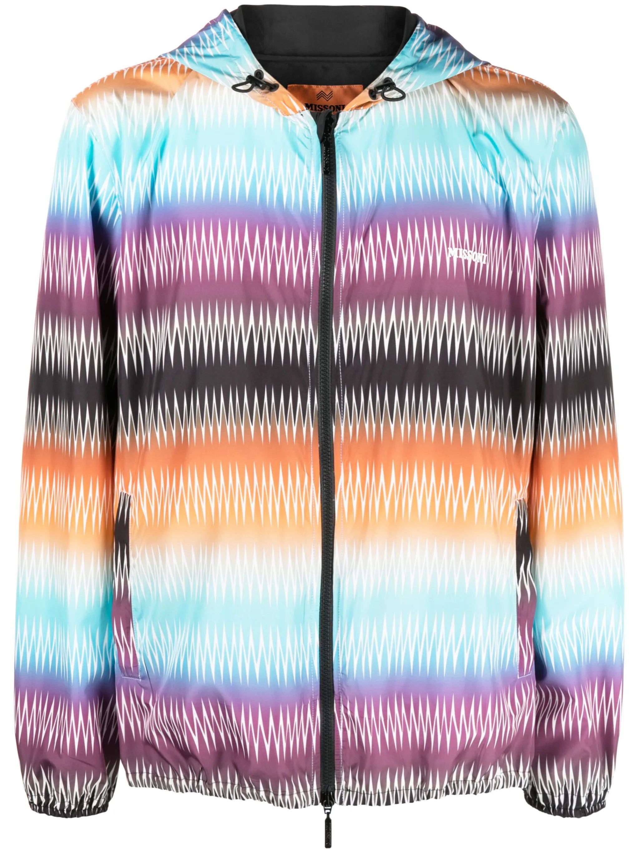 o1y0225 Hooded Jacket in Multicolor