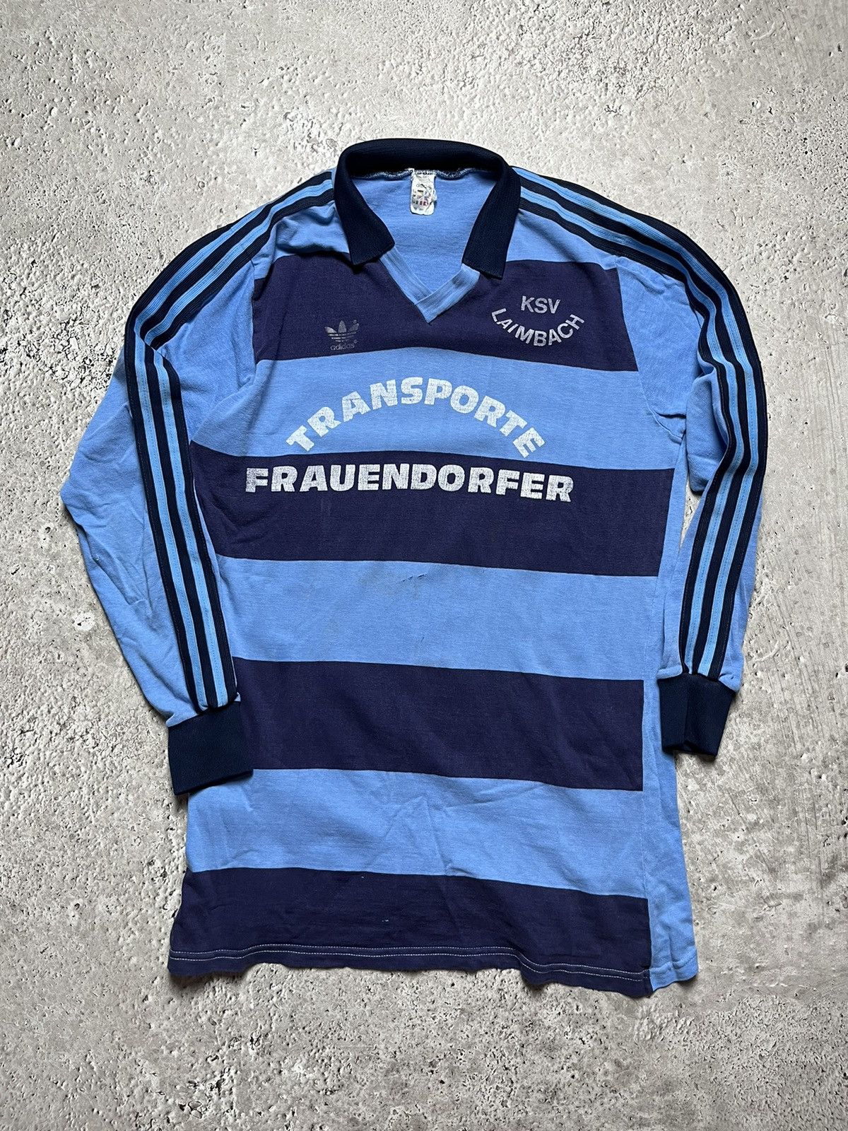 Adidas × Vintage #9 Vintage Adidas West Germany 80/90 Jersey Longsleeve Size US L / EU 52-54 / 3 - 1 Thumbnail