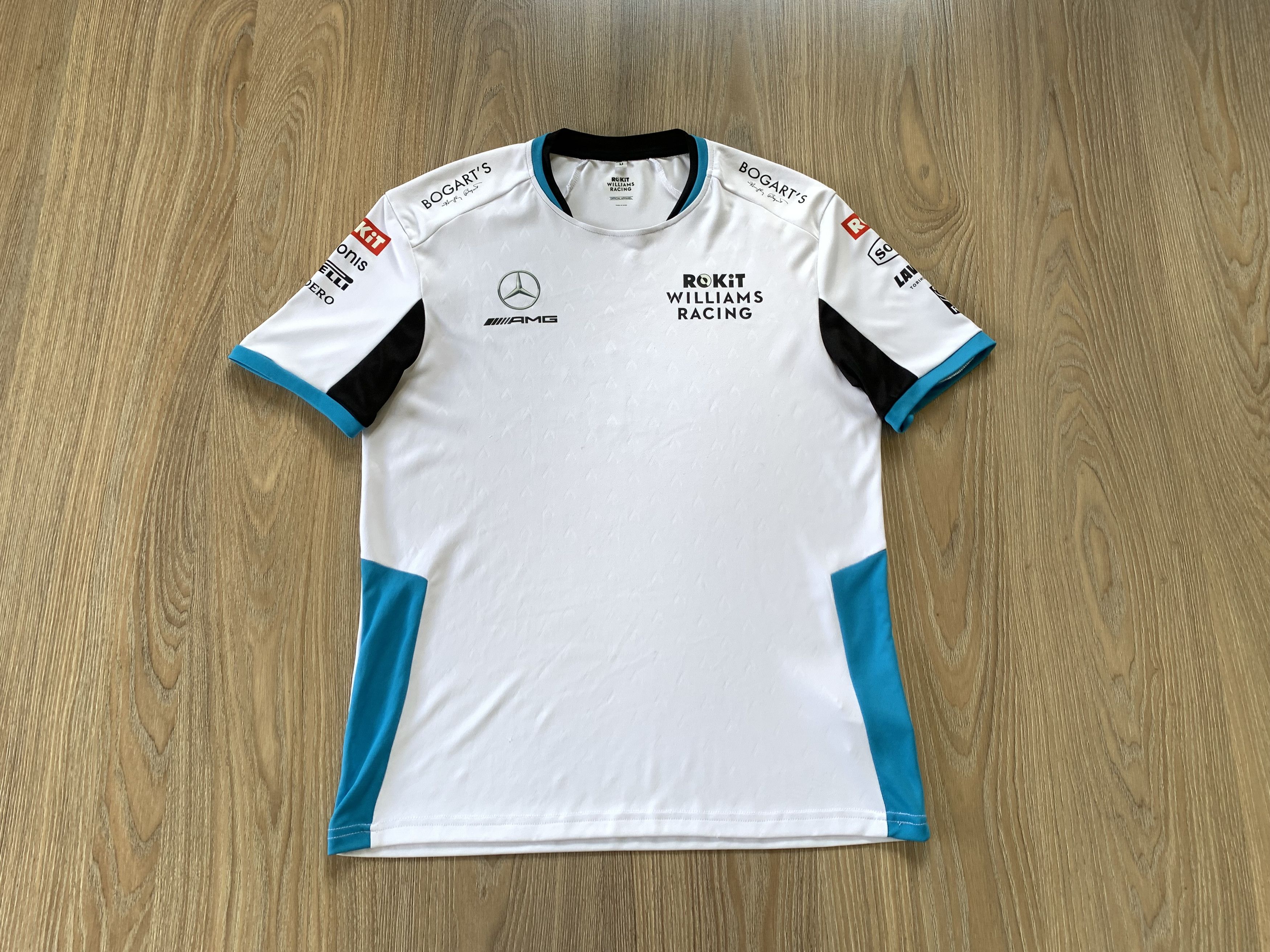 Mercedes-Benz × Rokit AMG Mercedes Racing White T Shirt Jersey Size US M / EU 48-50 / 2 - 2 Thumbnail