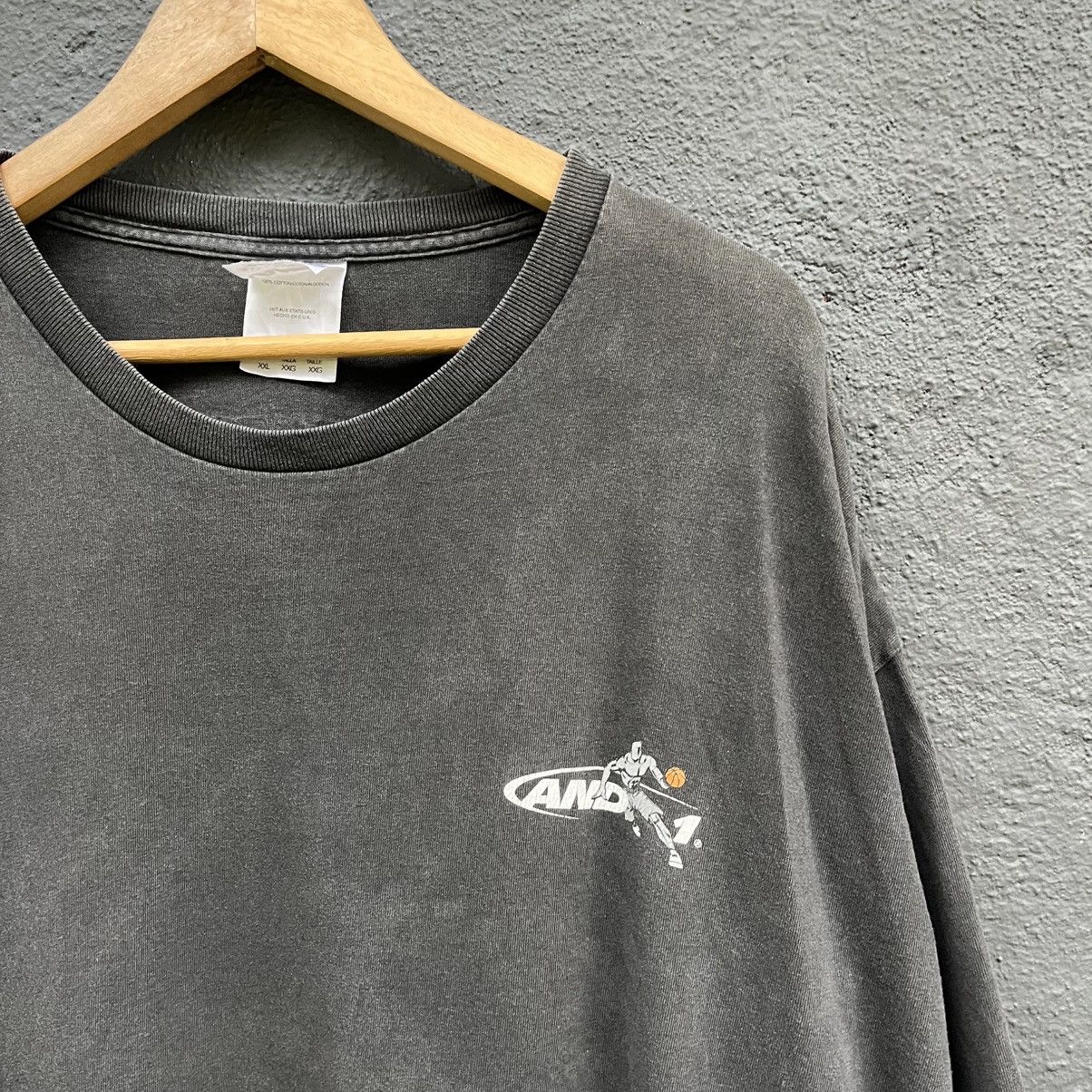 Vintage Thrashed Faded Vintage And 1 Basketball Tee Size US XXL / EU 58 / 5 - 4 Thumbnail