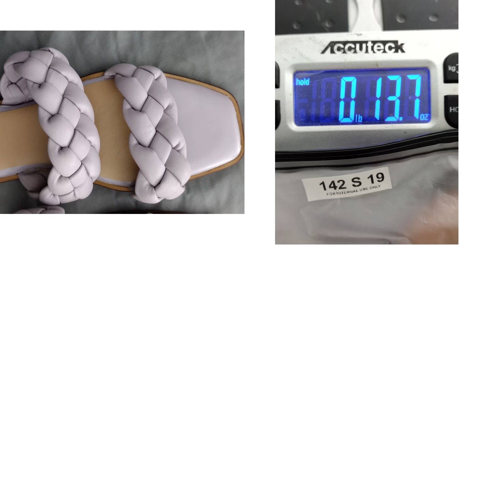 Vintage Time and Tru Women’s Braided Sandals Lavender 9 Lavender Sandal Memory Foam Open Toe Faux Leather Slip On Womens Shoes Braided Accents Purple 40 9 US Size US 7 / IT 37 - 9 Thumbnail