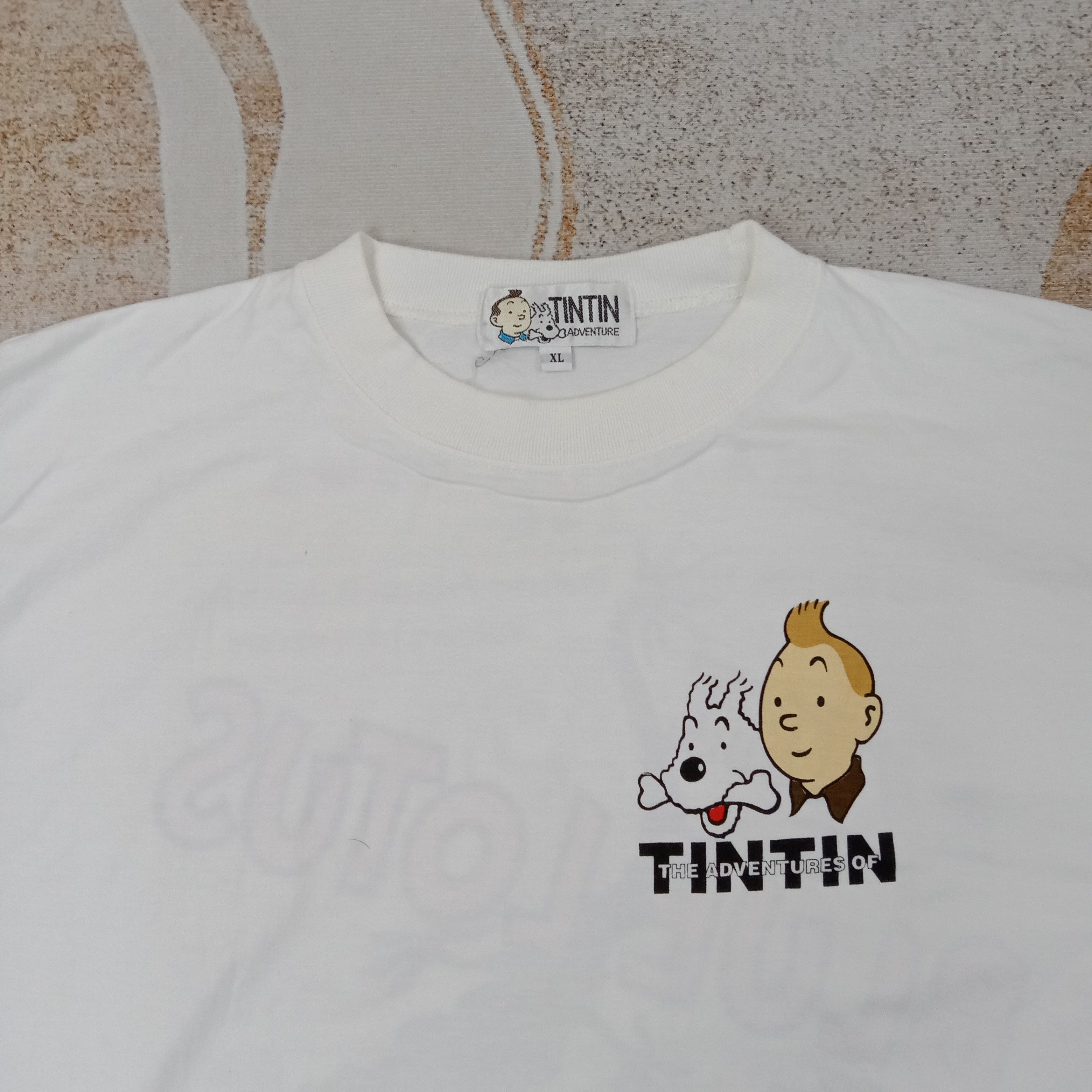 Cartoon Network Adventure of Tintin The Blue Lotus Movies Tshirt C259N5 Size US L / EU 52-54 / 3 - 4 Thumbnail