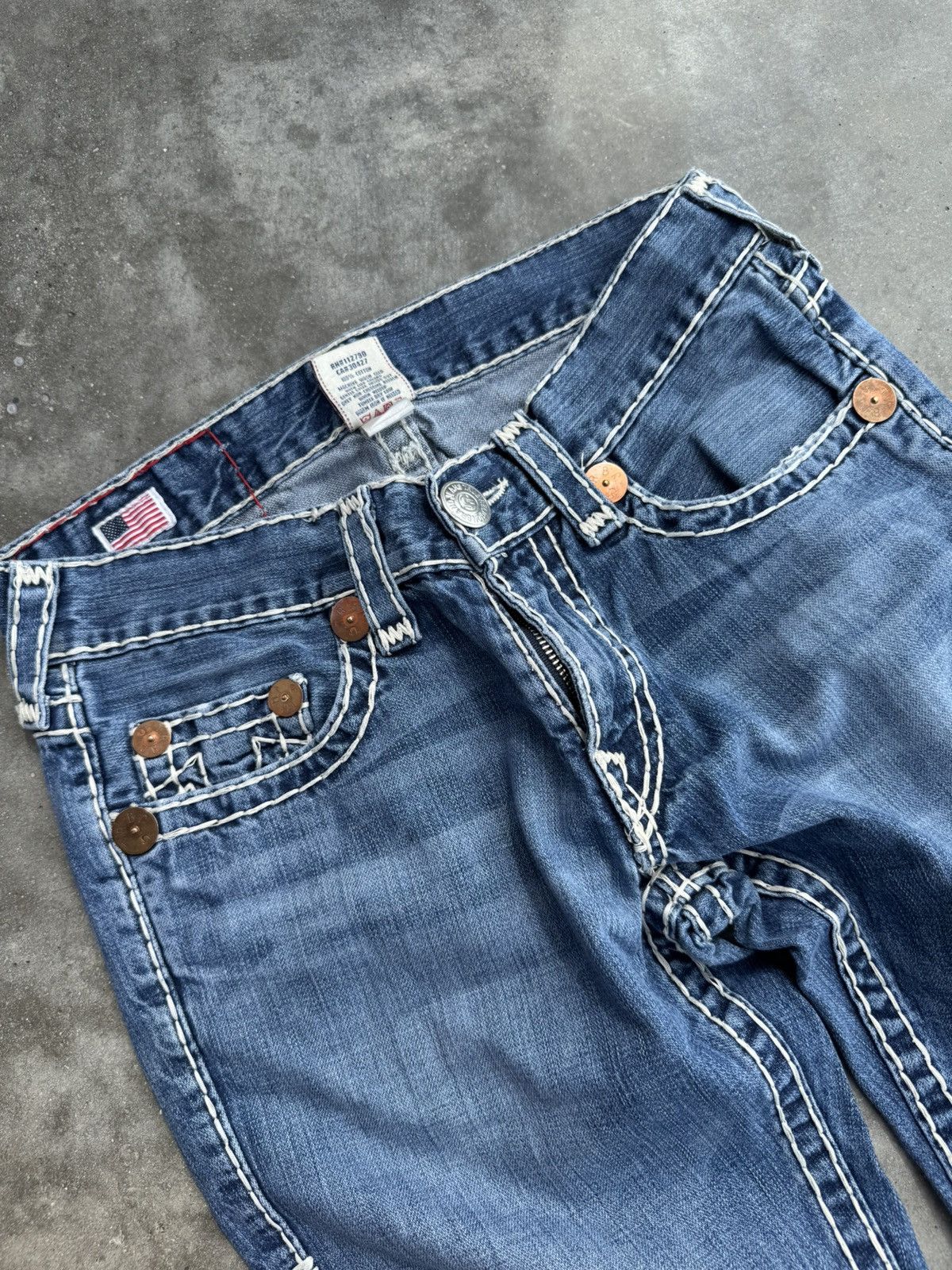 True Religion True Religion Made in USA Denim pocket Jeans streetwear hype Size US 31 - 7 Thumbnail