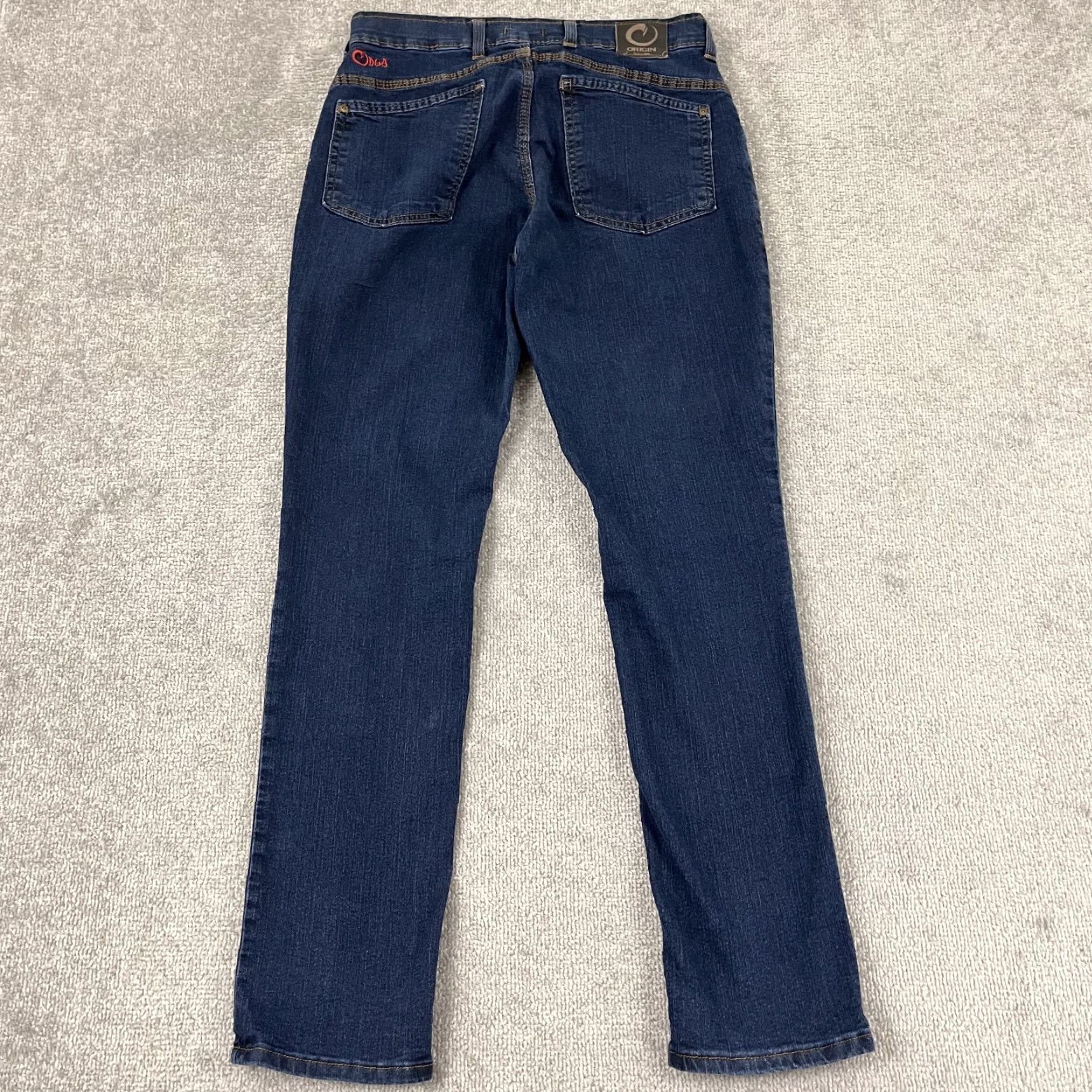 Vintage ORIGIN Jeans Mens 30 x 32 Fighter Fit Blue Denim Performance Stretch Delta 68 Size US 30 / EU 46 - 3 Thumbnail