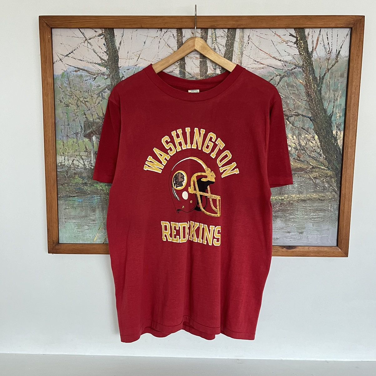 Japanese Brand × Vintage vintage 80s/90s Washington Redskins single stitch t-shirt Size US XL / EU 56 / 4 - 1 Thumbnail