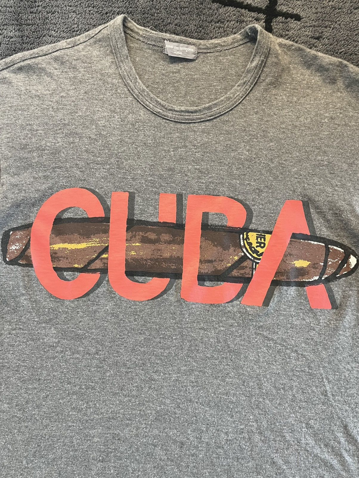 Comme des Garcons Homme 2002 Cuba Cigar Tee Size US M / EU 48-50 / 2 - 3 Thumbnail