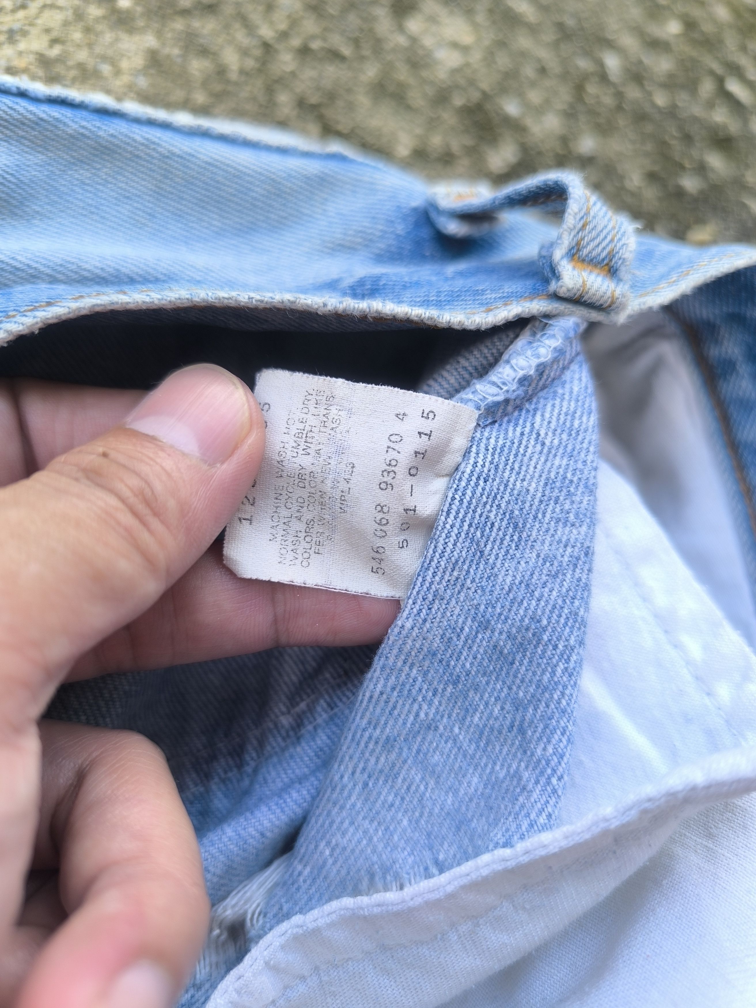 Levi's × Vintage 90s VINTAGE LEVIS 501 made in USA Size US 32 / EU 48 - 7 Thumbnail