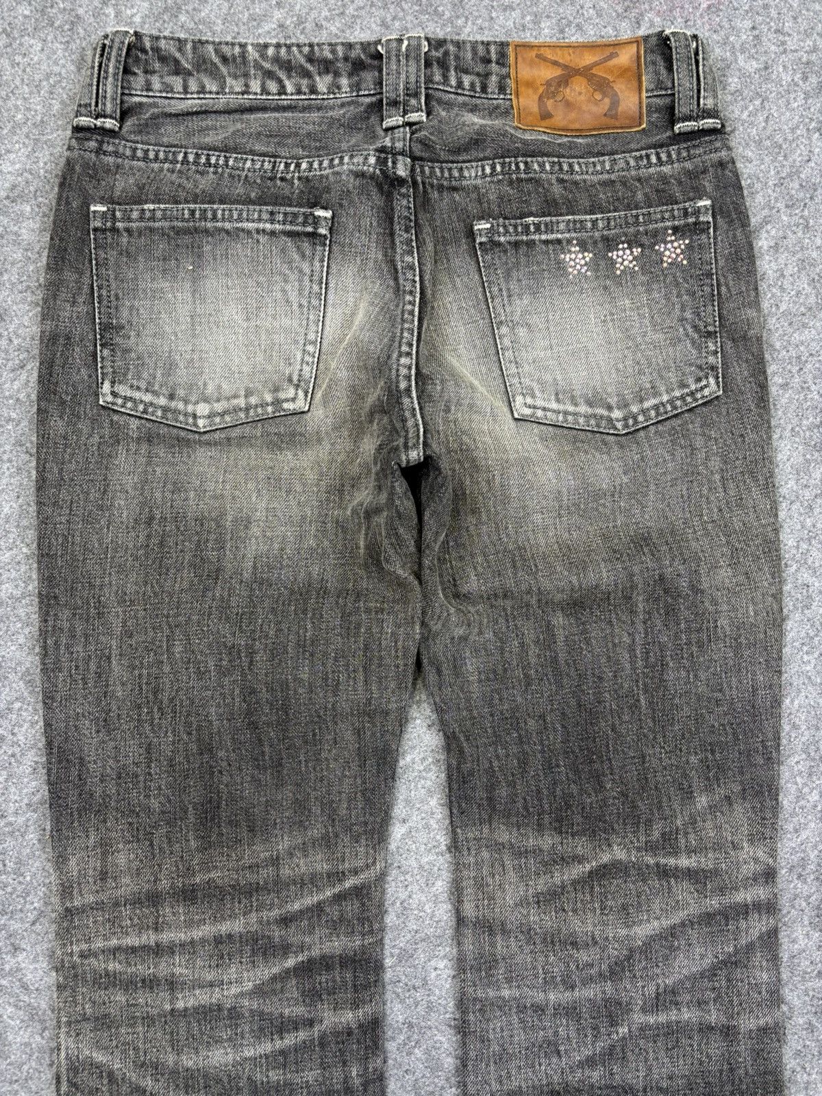 Japanese Brand 💥FLARE💥 roargun Japan Cross Gun Archival Jeans F708 Size US 27 - 9 Thumbnail