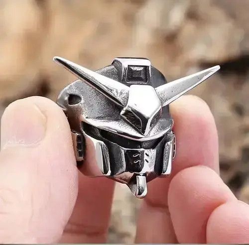Ring Of Fire Robot Head Ring (Size 7-13) Size ONE SIZE - 4 Thumbnail