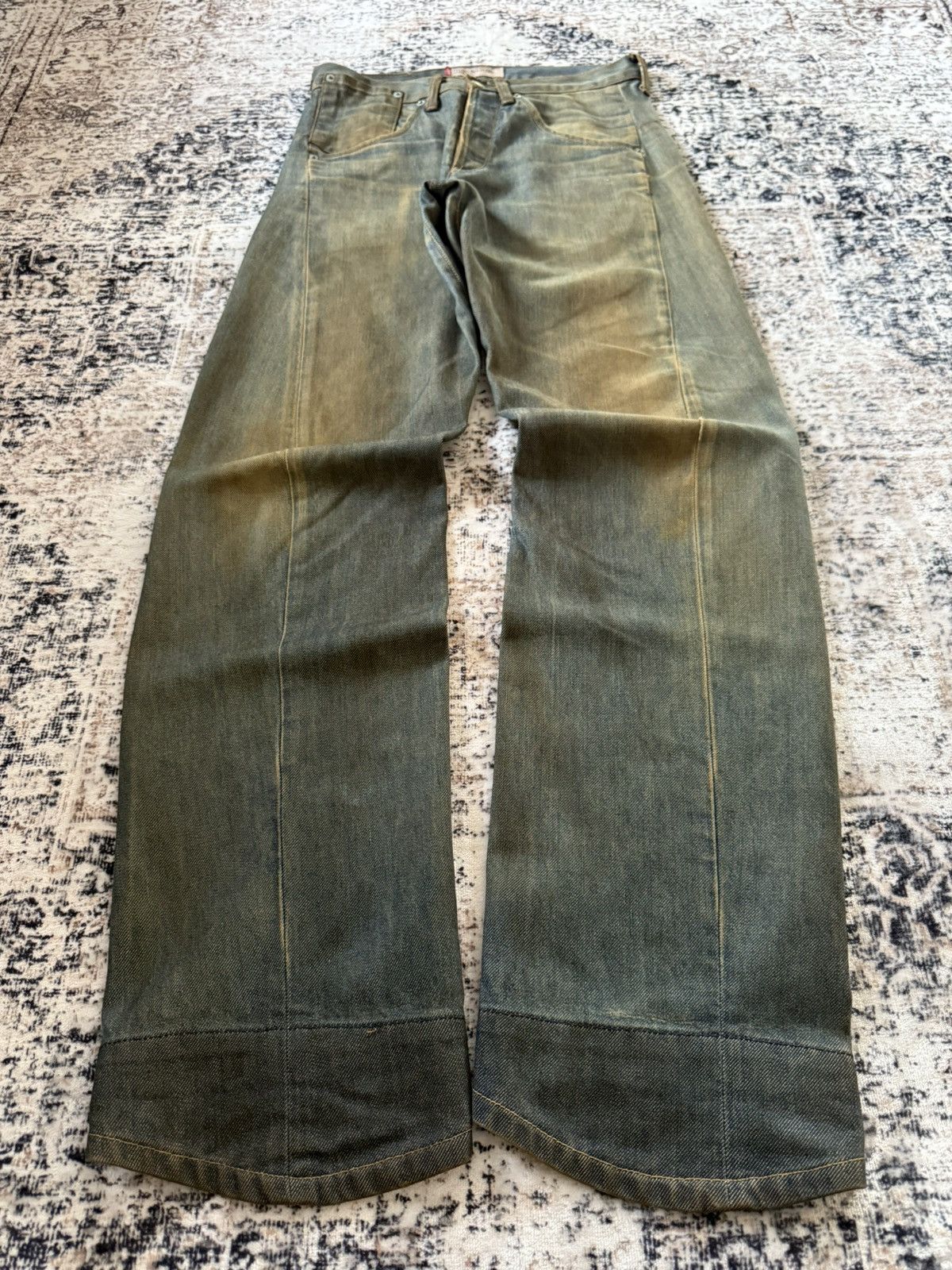 Vintage LEVIS Engineered Mud Wash Twisted Leg Loose Jeans